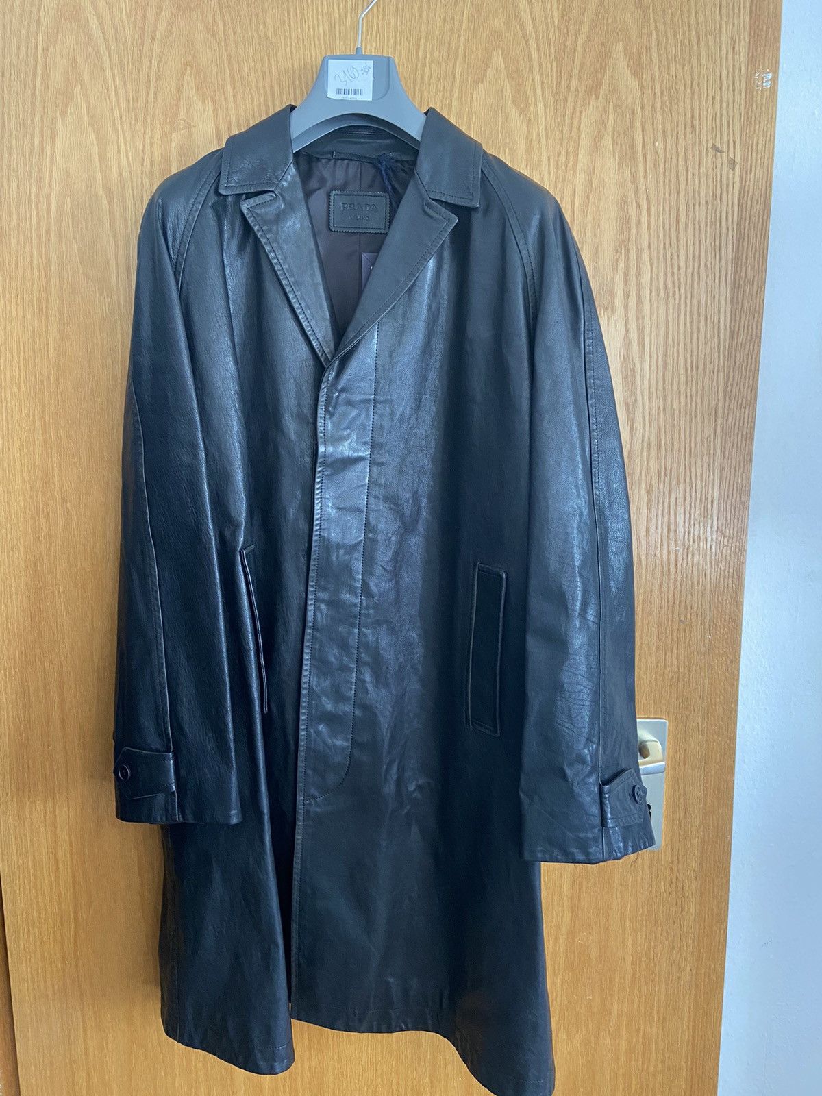 Prada Prada CAPPOTTO calfskin coat Size US M / EU 48-50 / 2 - 21 Thumbnail