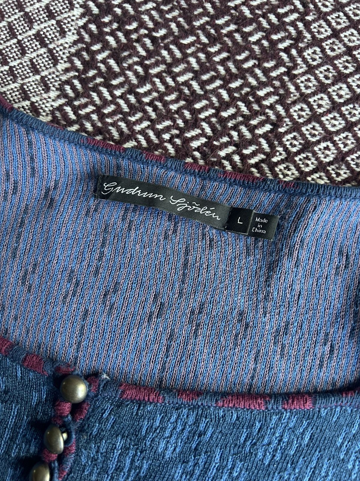 Gudrun Sjoden × Japanese Brand × Vintage Gurdun Sjóden Cardigan Womens Linen Avantgarde Japanese SZ L Size L / US 10 / IT 46 - 7 Thumbnail