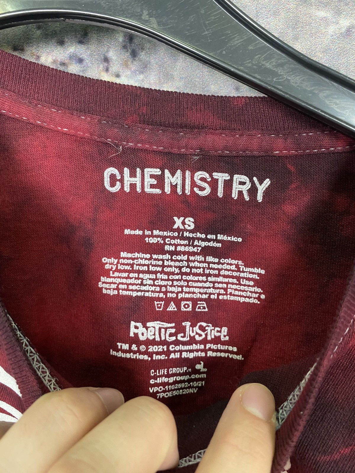 Chemistry Men’s Poetic Justice A Street Romance 1993 2Pac Size US XS / EU 42 / 0 - 7 Thumbnail