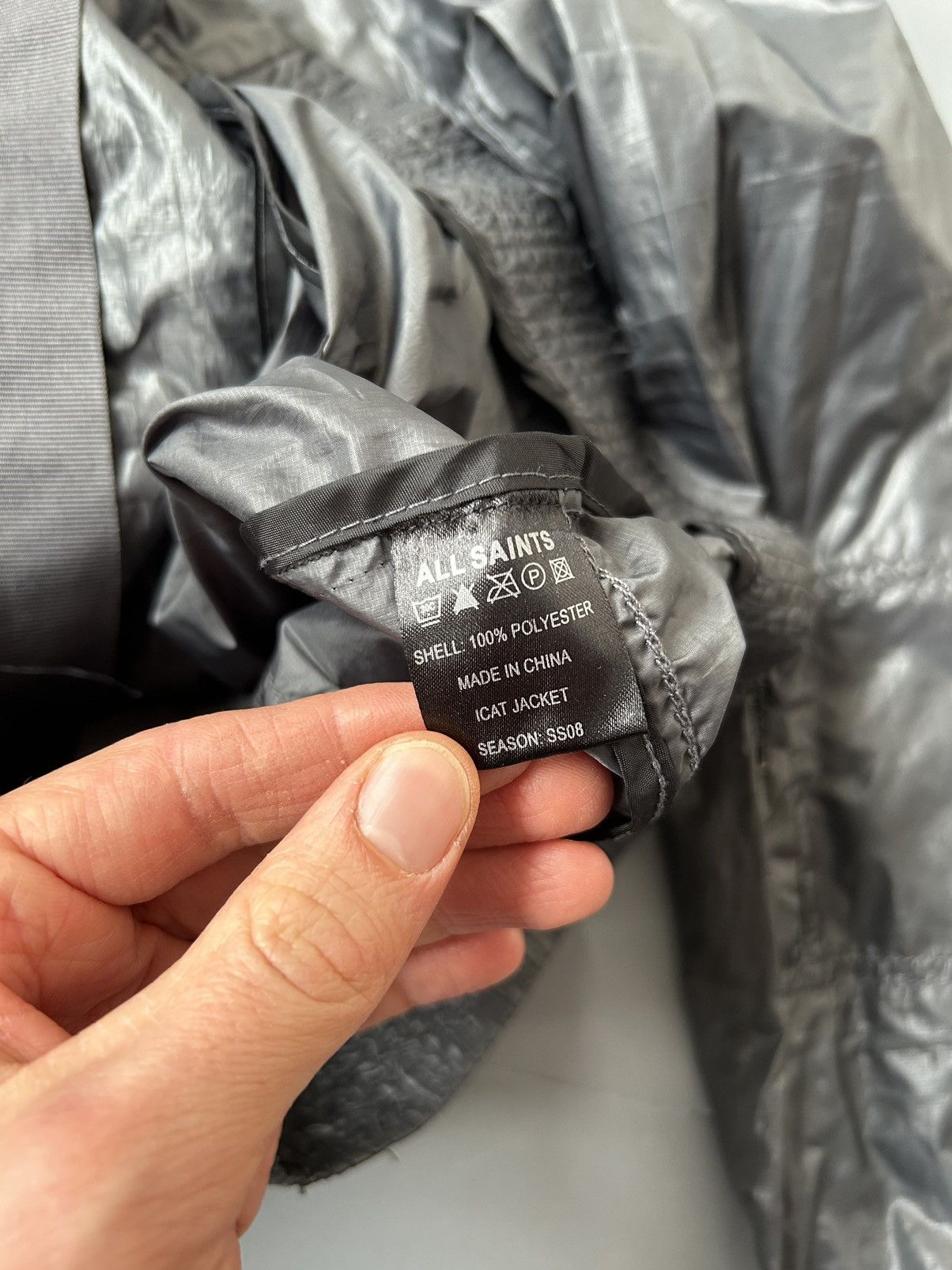 Allsaints All Saints light nylon jacket Size US L / EU 52-54 / 3 - 7 Thumbnail