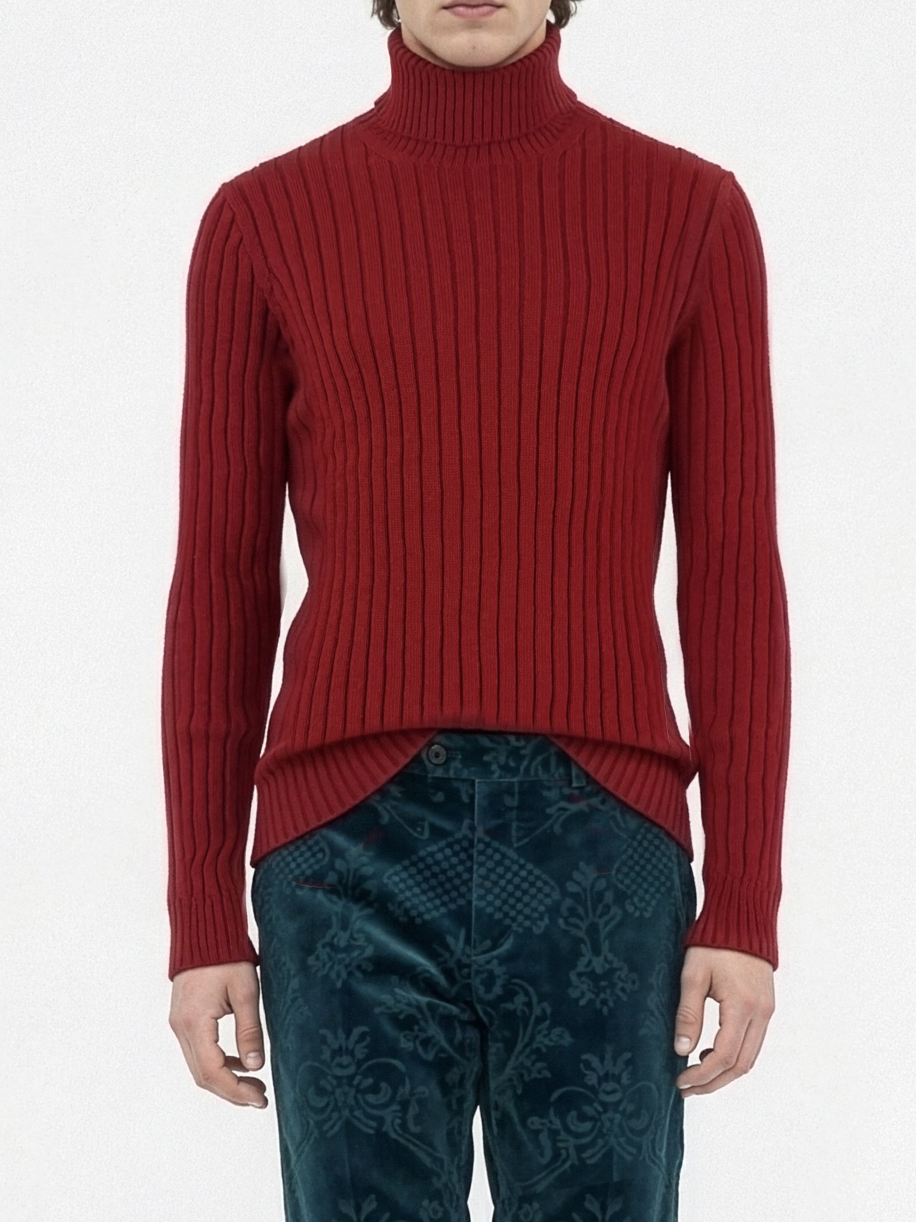 Gucci Gucci Alpaca Maison Amour Turtleneck Size US L / EU 52-54 / 3 - 1 Thumbnail