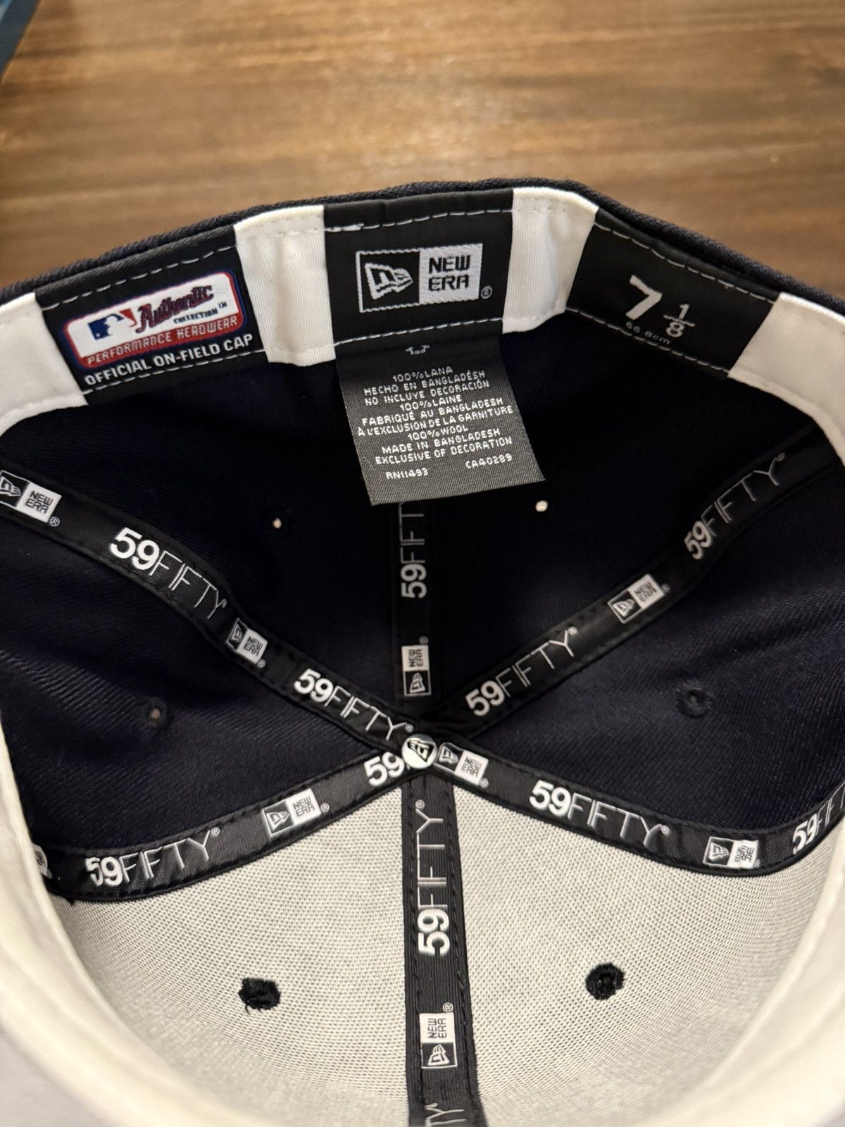 New Era 7 1/8 Milwaukee Brewers Fitted Hat Size ONE SIZE - 3 Thumbnail