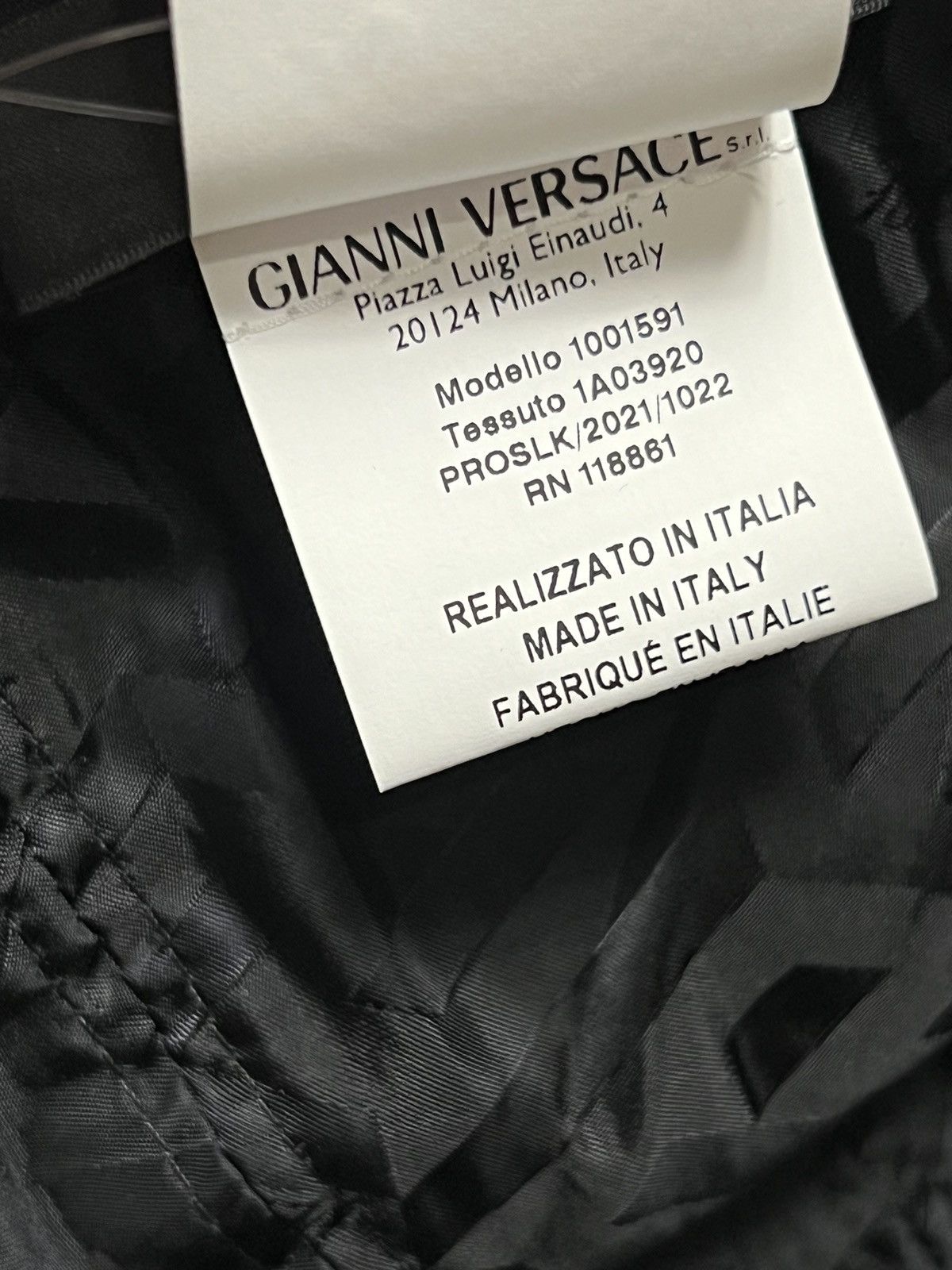 Versace Versace Baroque Print Bucket Hat Size ONE SIZE - 5 Thumbnail