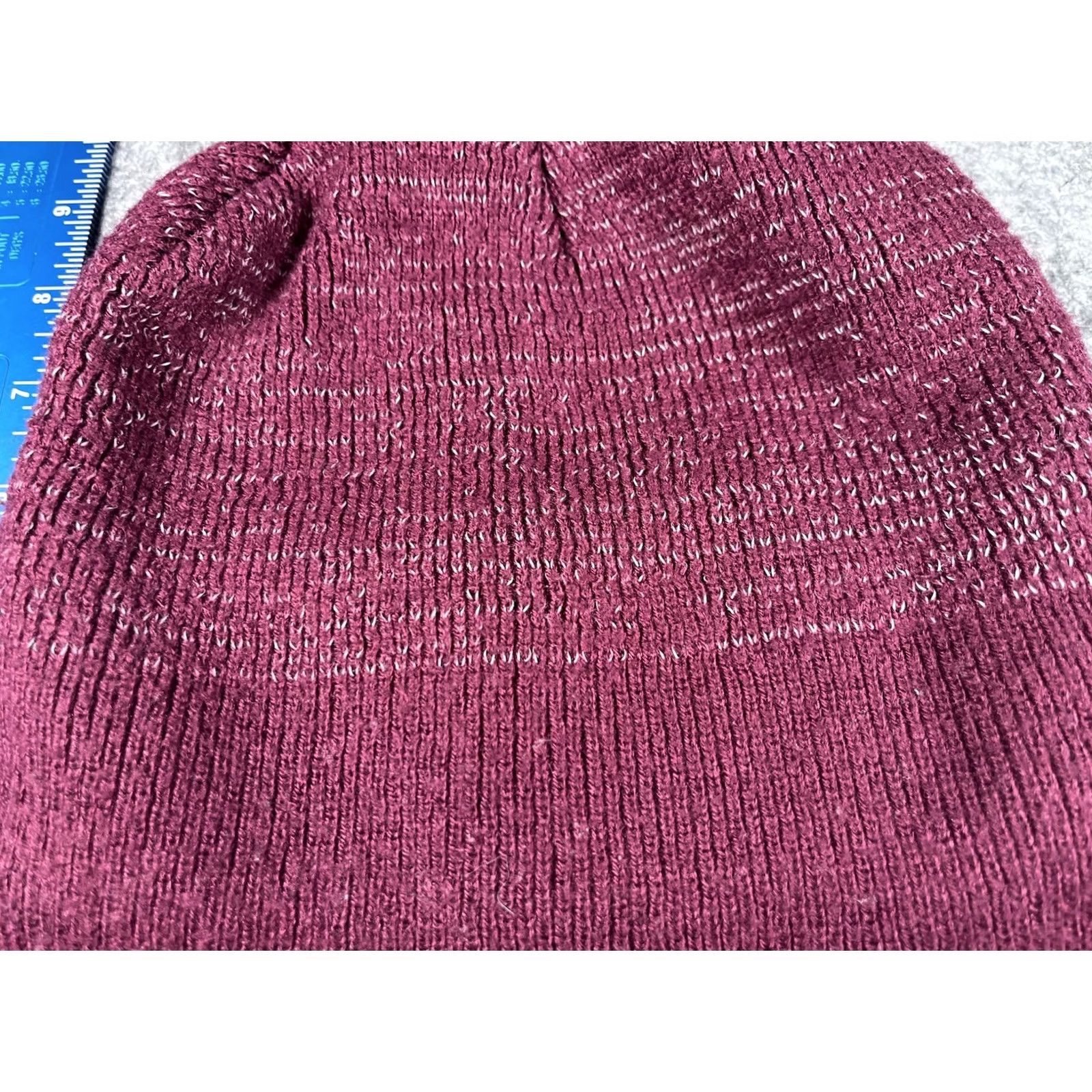Vintage Swiss Tech Hat Beanie Mens One Size Red Knit Sherpa Lined Thermal Winter Outdoor Size ONE SIZE - 3 Thumbnail