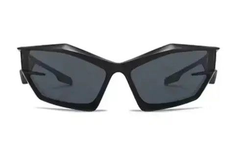 VIBE Cyber Black Sunglasses Retro Punk Archive Cosplay Jewelry Size ONE SIZE - 3 Thumbnail