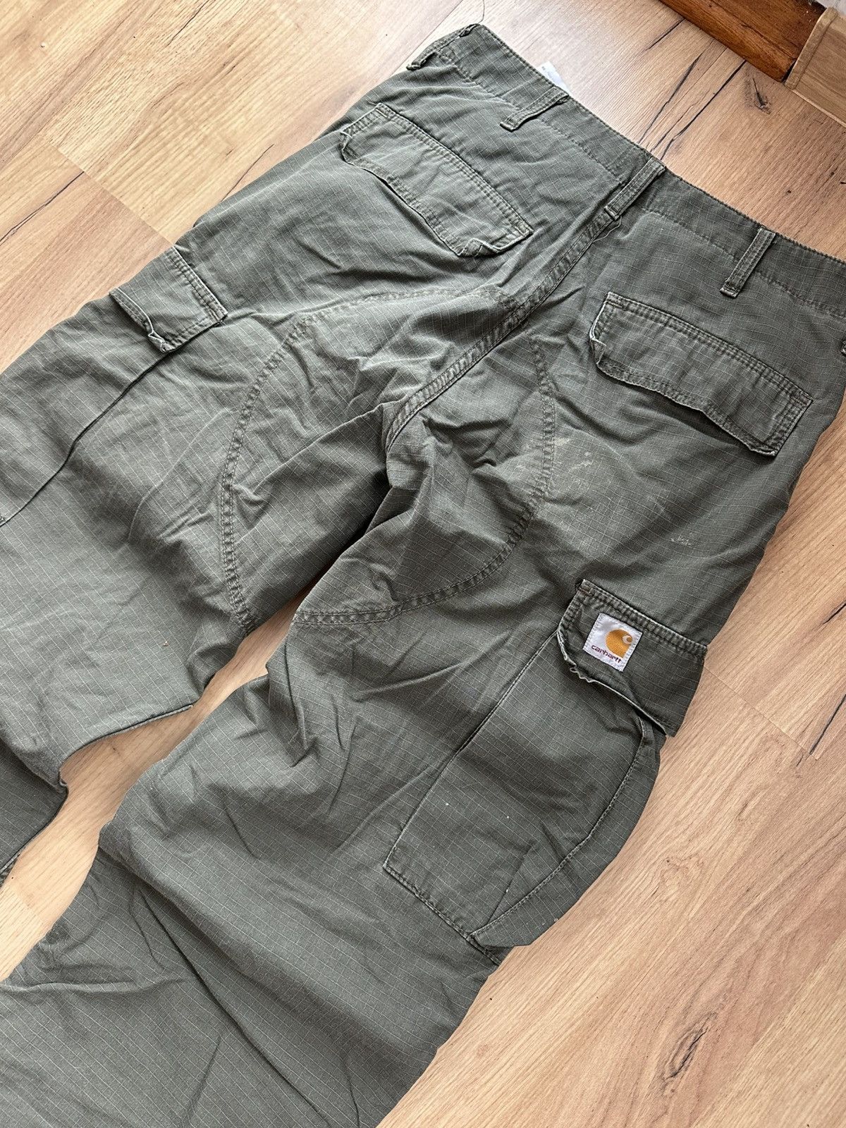Carhartt 🔥VINTAGE Y2K CARHARTT CARGO BAGGY PANTS🔥 Size US 30 / EU 46 - 2 Thumbnail