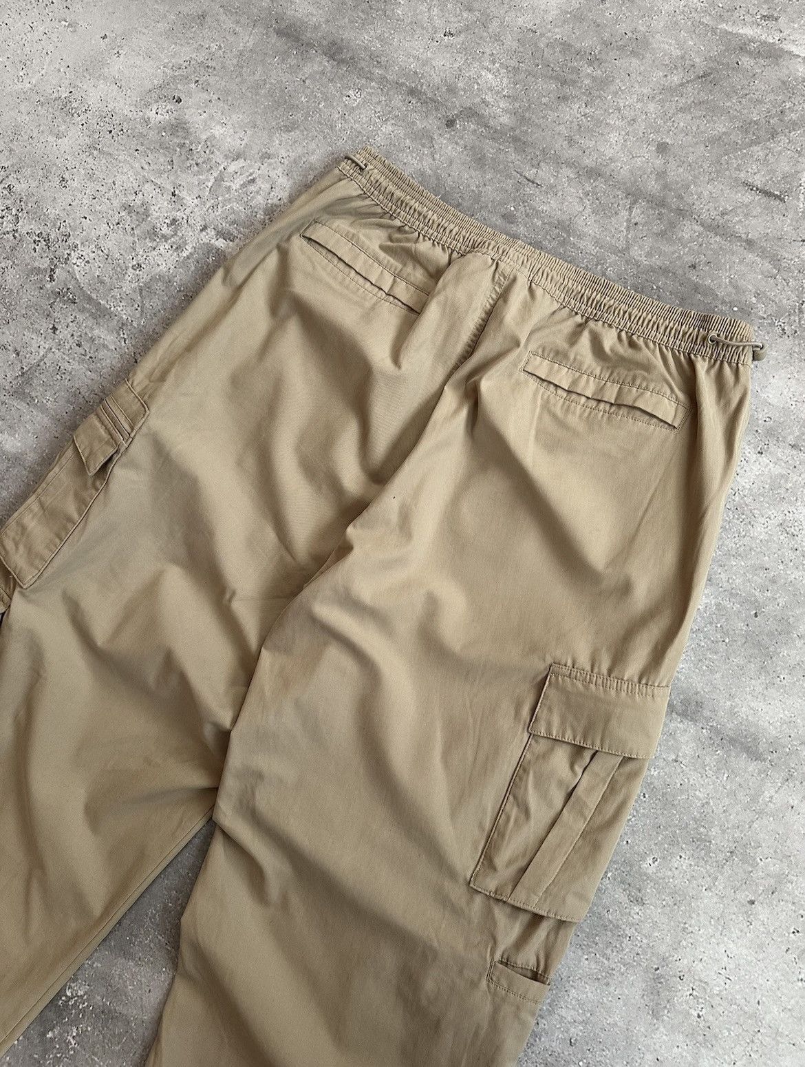 Vintage Nike Cargo Pants 00s Style Drill Baggy Fit Oversize