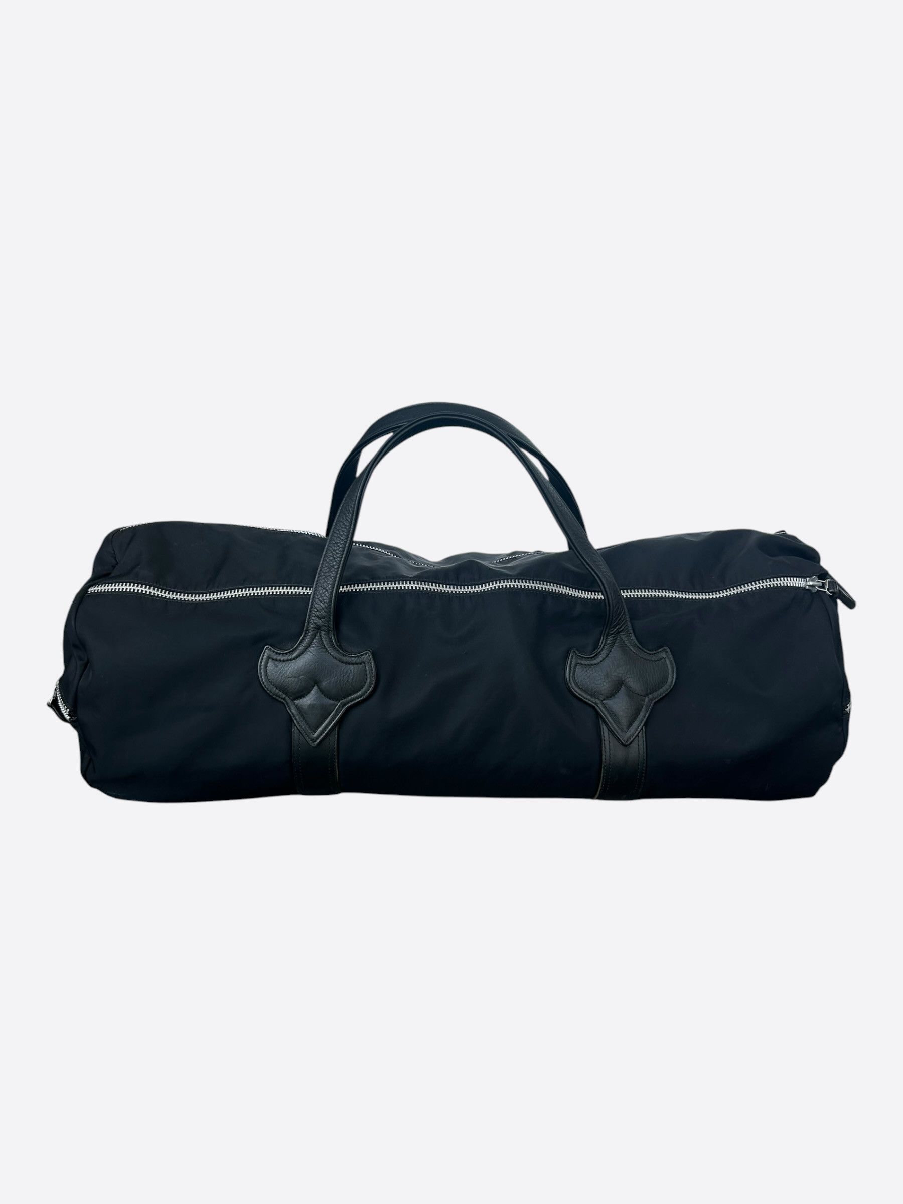 Chrome Hearts Chrome Hearts Black Nylon & Leather Duffel Bag Size ONE SIZE - 3 Thumbnail