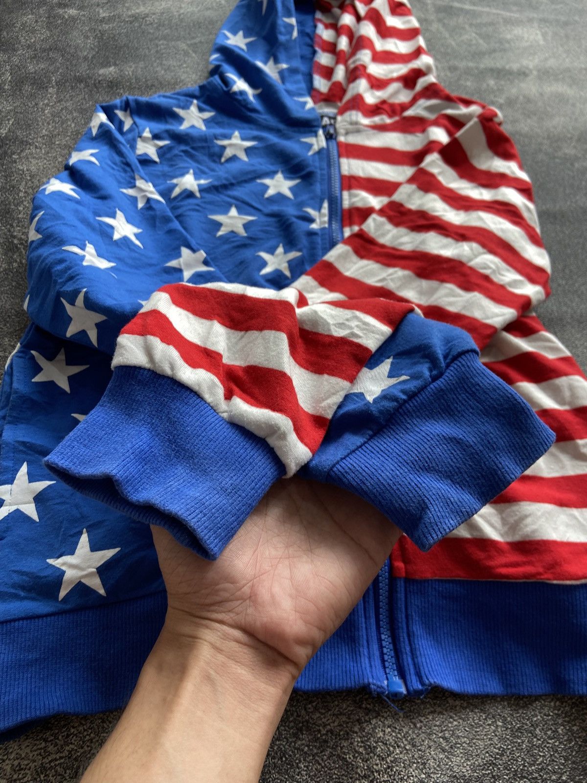 Japanese Brand 💥BINDING OFFER💥ANAP Japanese Brand American Flag Zip Up Size US M / EU 48-50 / 2 - 3 Thumbnail