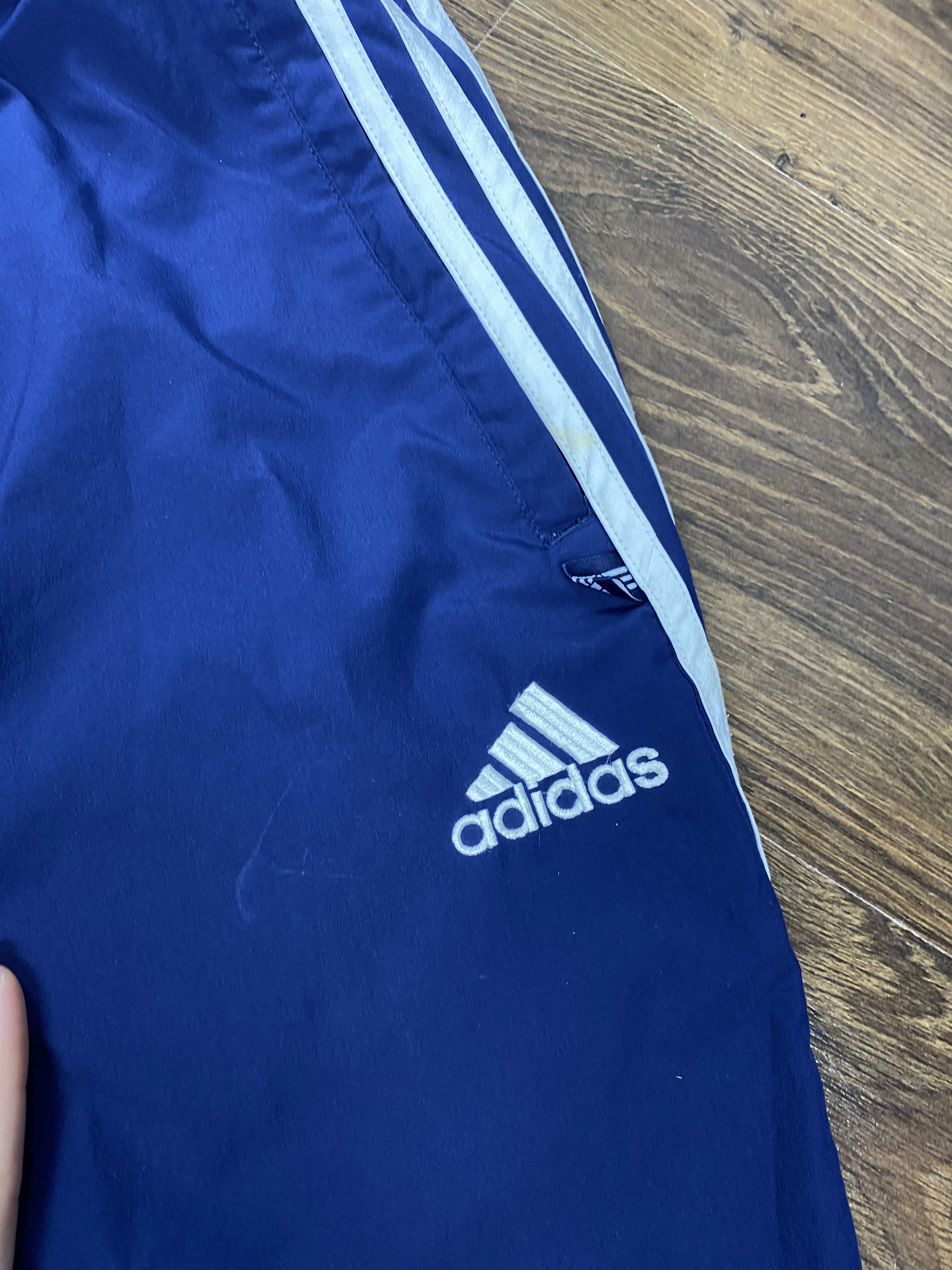 Adidas × Vintage Adidas vintage baggy parachute nylon track pants y2k Size US 34 / EU 50 - 3 Thumbnail