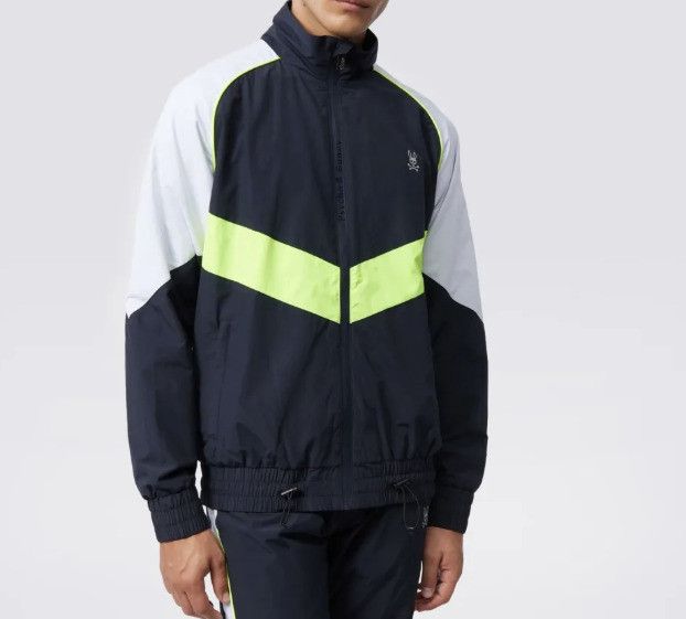 Psycho Bunny Psycho Bunny Wasco Colour Block Track Jacket Navy ( 3XL ) Size US XXL / EU 58 / 5 - 1 Thumbnail