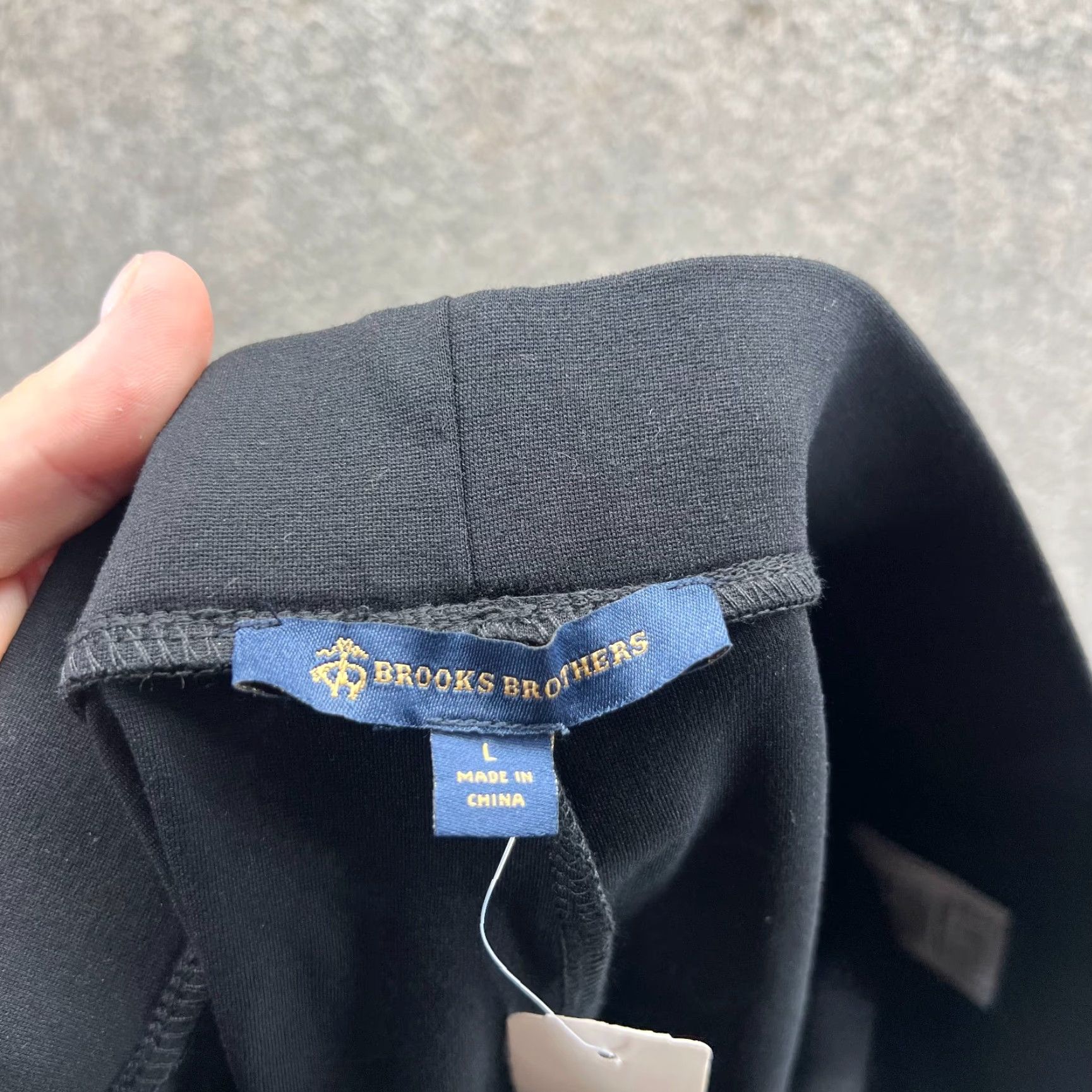 Brooks Brothers Brooks Brothers Pants Womens Large Black Pull On Stretch Slim Fit Trousers New Size 36" / US 14 / IT 50 - 7 Thumbnail