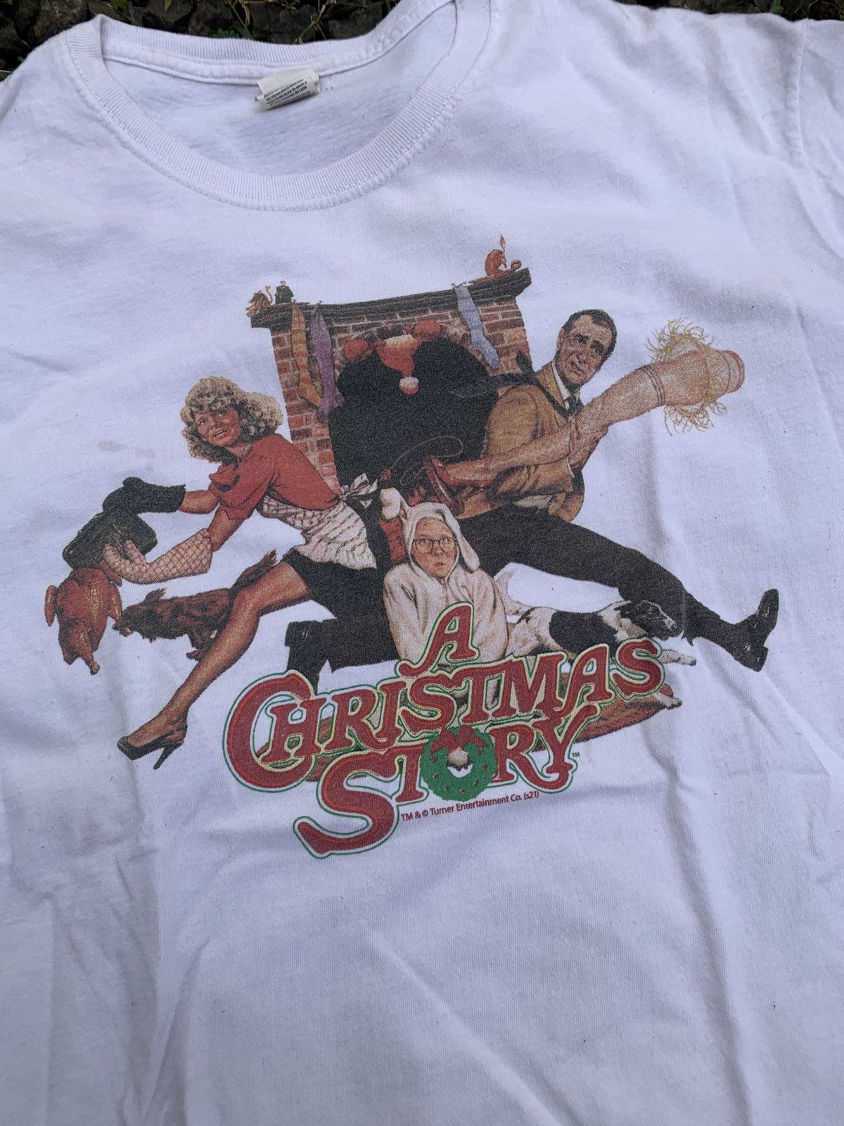 Vintage VTG MOVIE TEES A CHRISTMAS STORY 90s Size US M / EU 48-50 / 2 - 2 Thumbnail