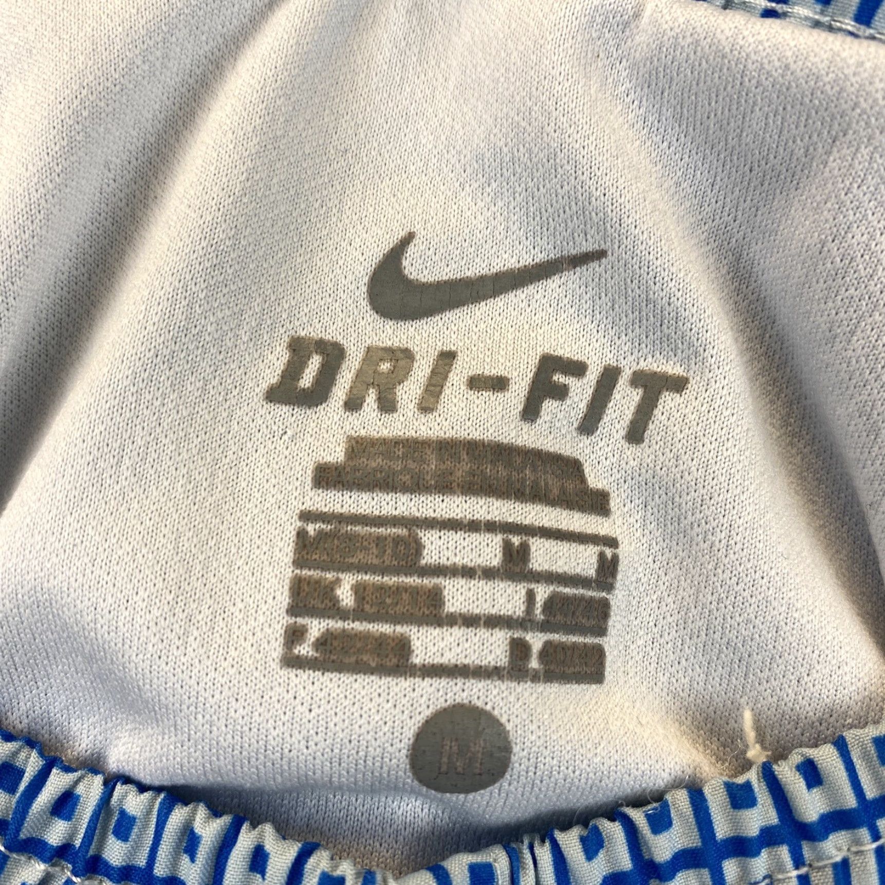 Nike Nike Running Dri Fit Women's Athletic Shorts Size M Blue MISSING STRING / 58-20 Size 31" - 3 Thumbnail