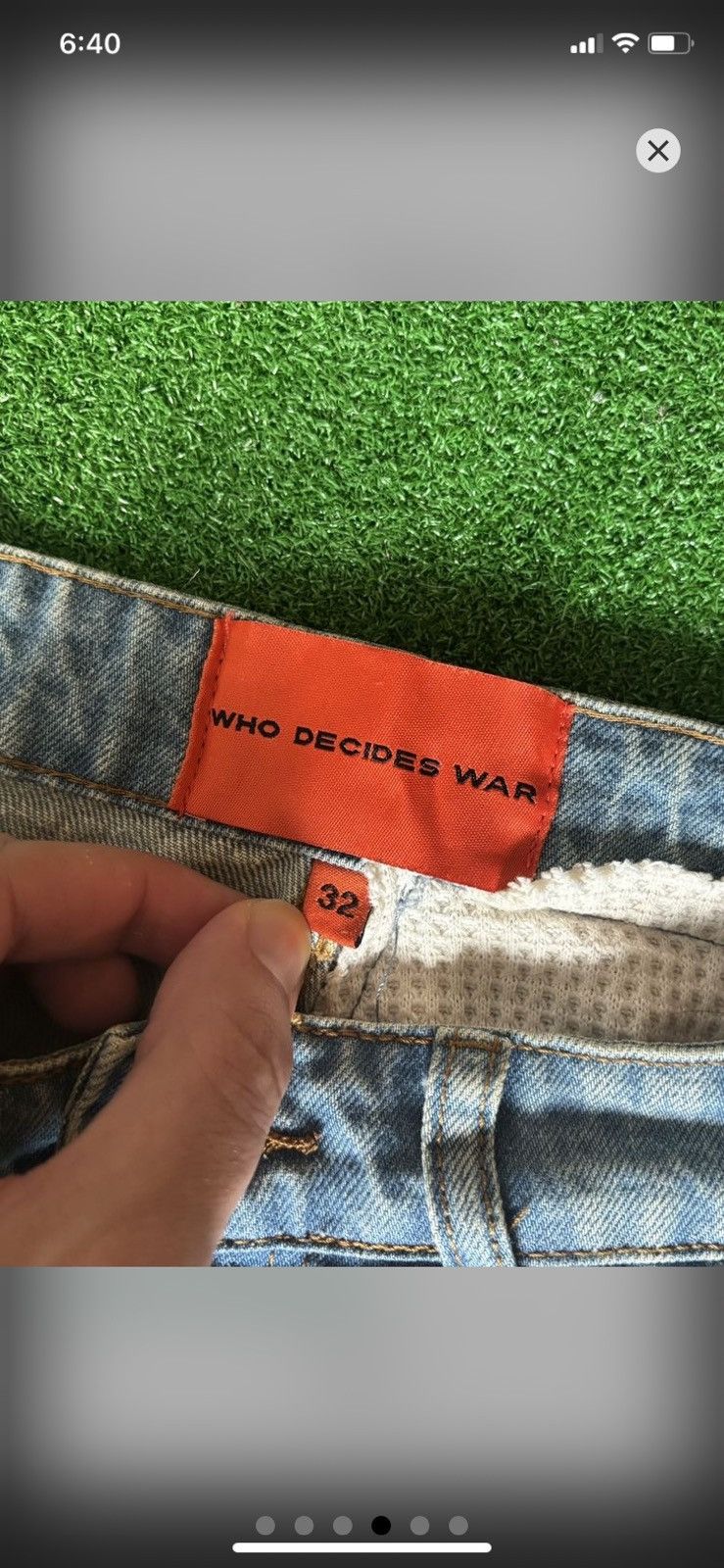Who Decides War Who Decides War ROY G BIV Denim Size US 32 / EU 48 - 4 Thumbnail
