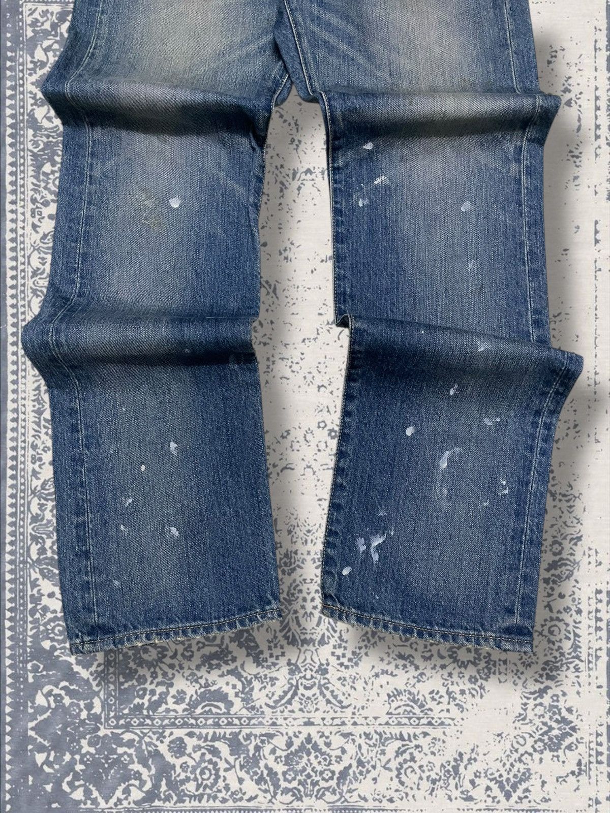 Designer × Japanese Brand × Vintage Vintage 1990s Japan Designer Stooge Distressed Splash Denim Size US 32 / EU 48 - 3 Thumbnail