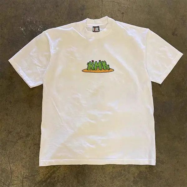 Japanese Brand Hirase x Honji White Loose Cactus Print Short Sleeve T-Shirt Size US M / EU 48-50 / 2 - 2 Thumbnail
