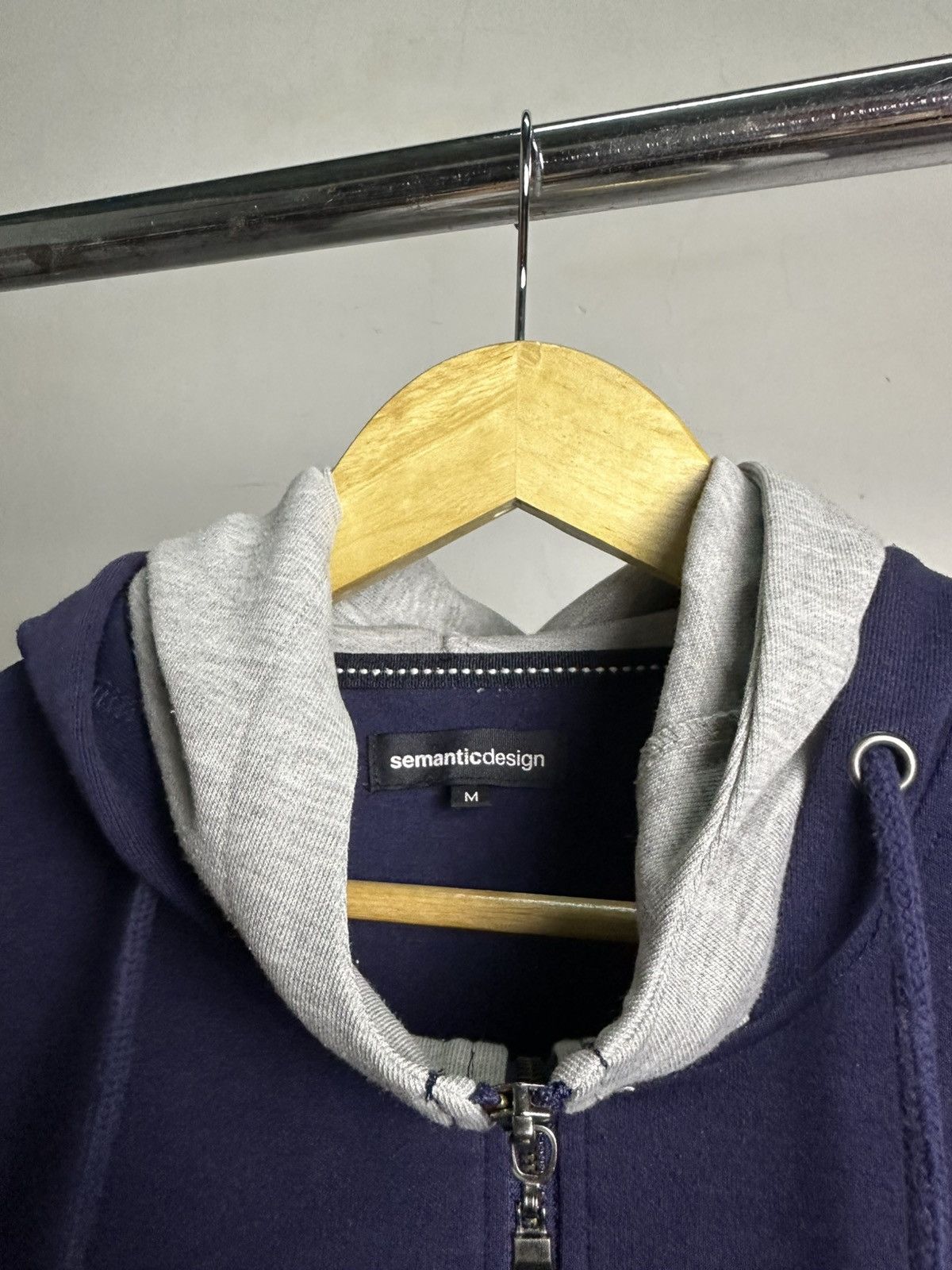 20471120 × Le Grande Bleu (L.G.B.) × semanticdesign Double Hoodie Punk Zip up Size US S / EU 44-46 / 1 - 6 Thumbnail