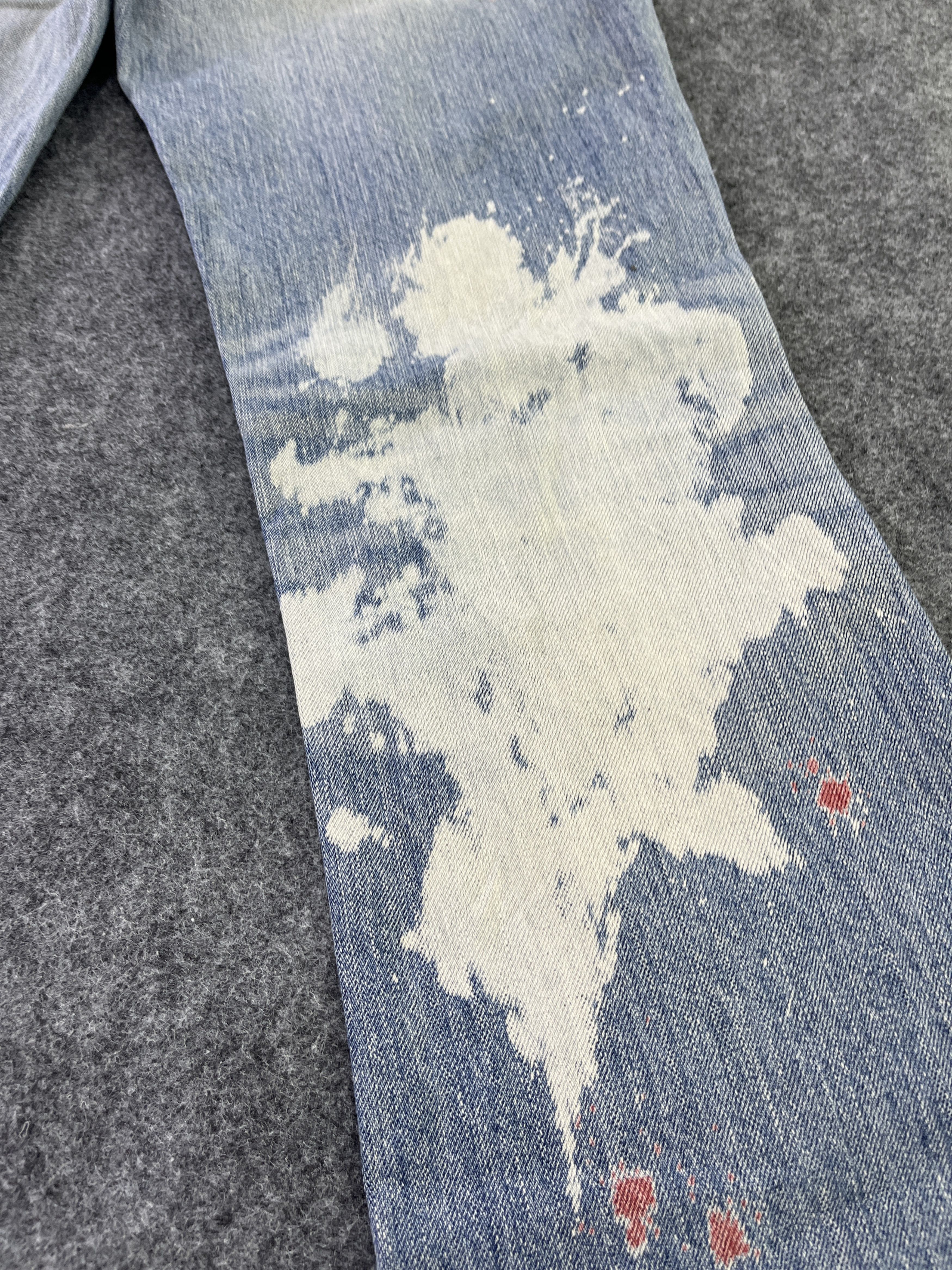 Vanquish Vanquish Paint Splashes Jeans Flare Denim - J939 Size 32" / US 10 / IT 46 - 17 Thumbnail