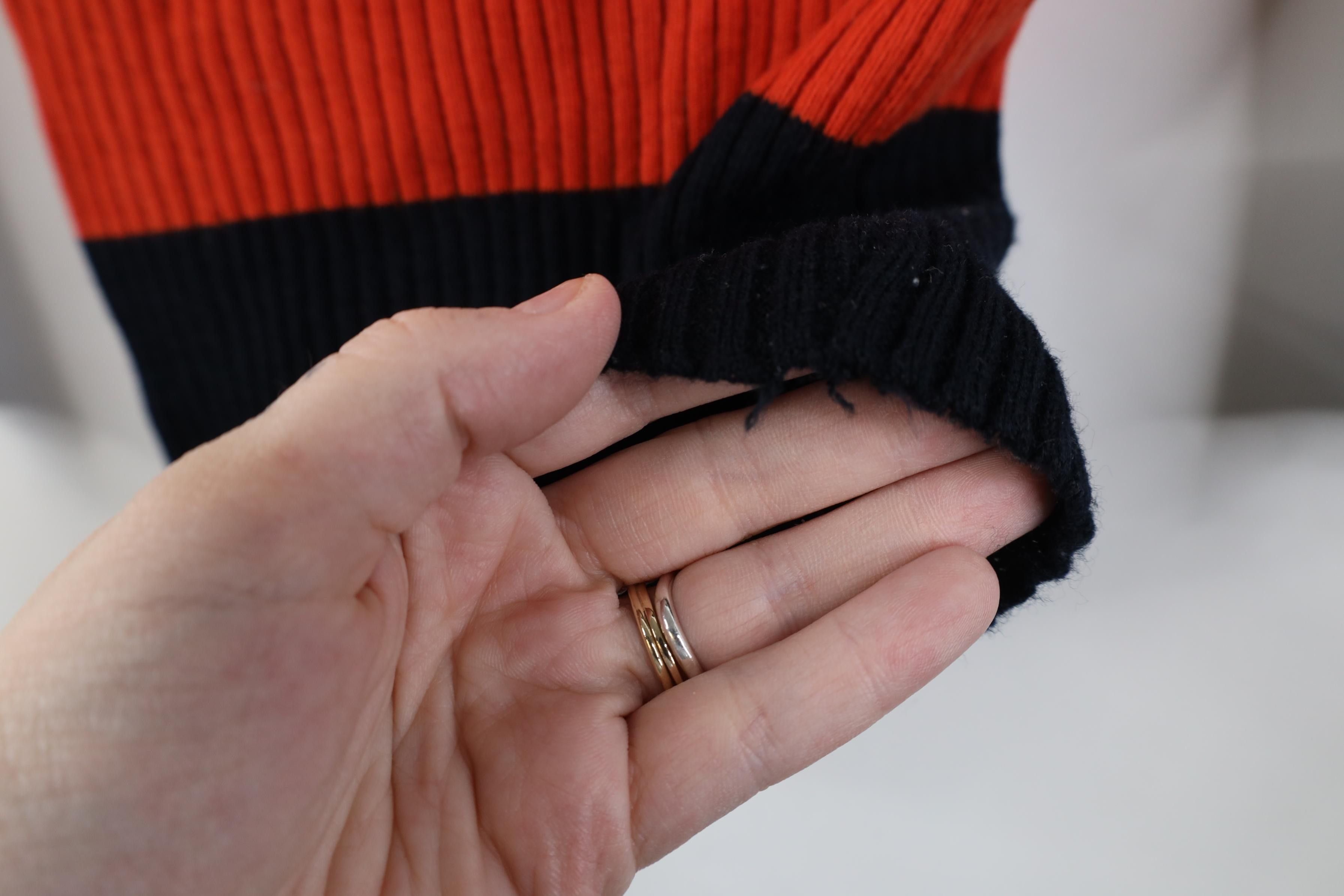 Vintage Vintage 50s 60s Mid Century Modern Block Ribbed Knit Sweater Size M / US 6-8 / IT 42-44 - 8 Thumbnail