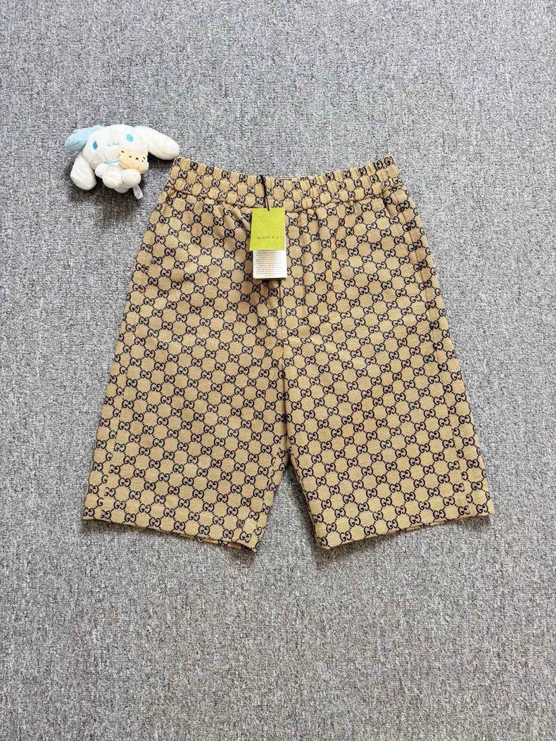 Gucci Gucci Brown double G old flower full logo denim canvas sho Size US 28 / EU 44 - 1 Thumbnail