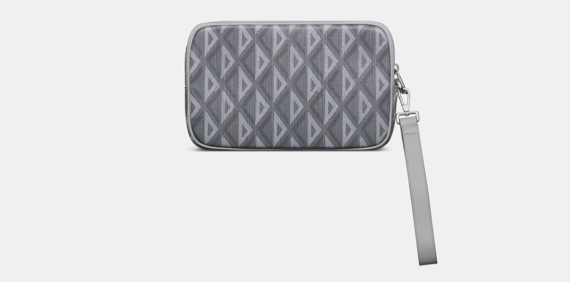 Dior o1w1db10325 2ESCA3 Size: OS / Toiletry Bag in Grey Size ONE SIZE - 4 Thumbnail