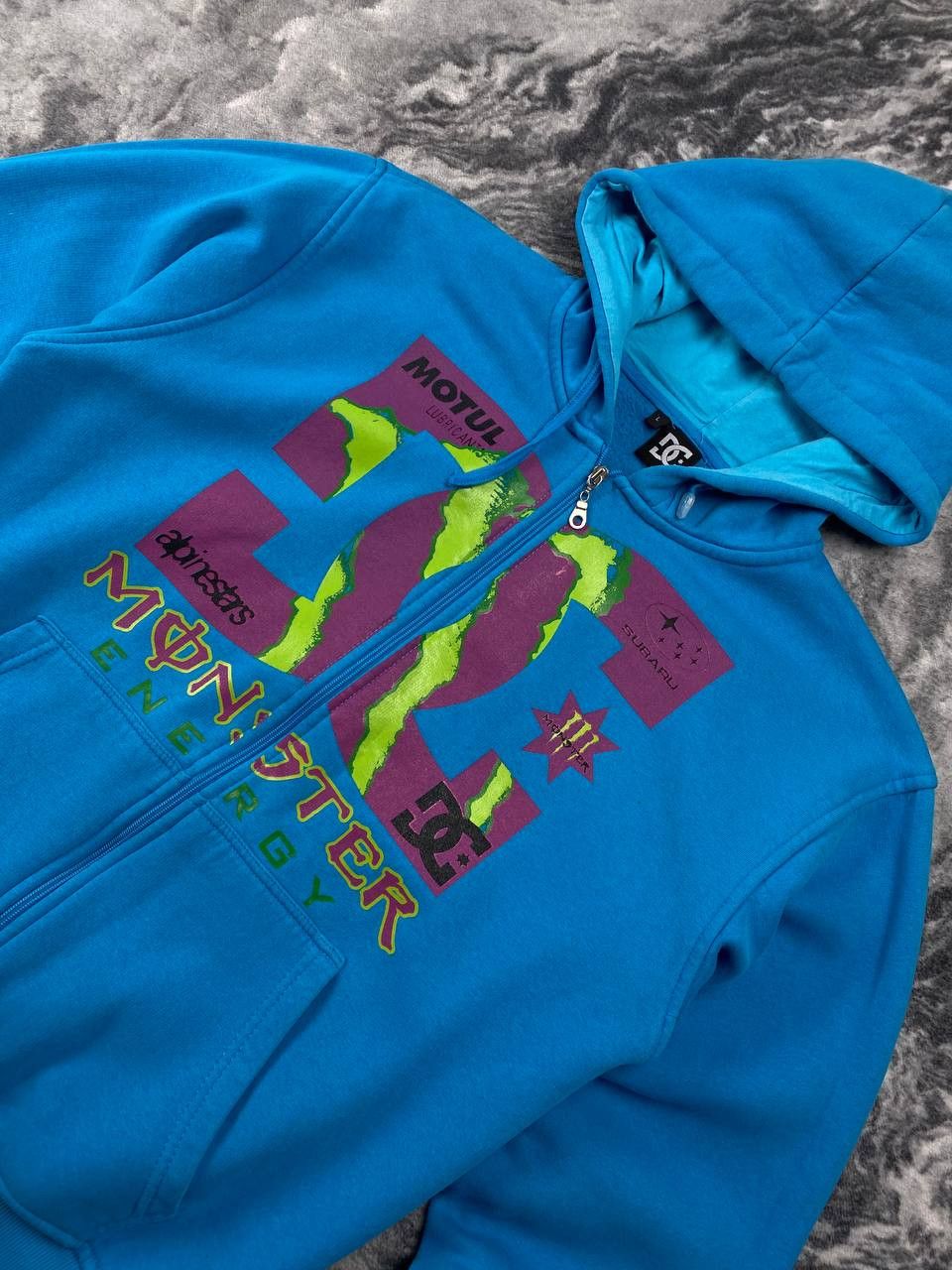 DC DC Shoes Monster Energy Alpinestars Full Zip Hooded Size US L / EU 52-54 / 3 - 3 Thumbnail