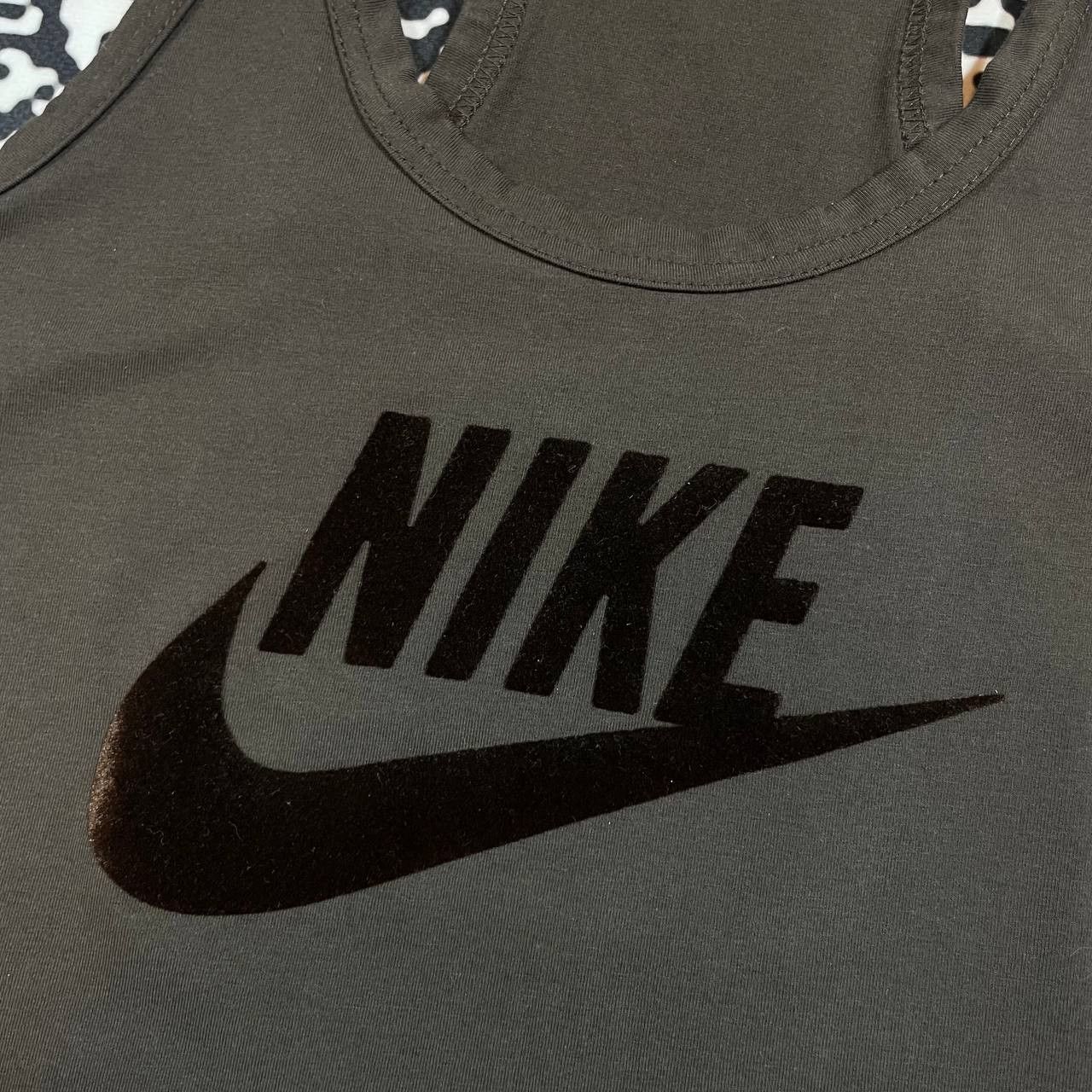 Nike Vintage Y2K Nike Swoosh Big Logo Brown Retro Style Tank Top Size M / US 6-8 / IT 42-44 - 9 Thumbnail