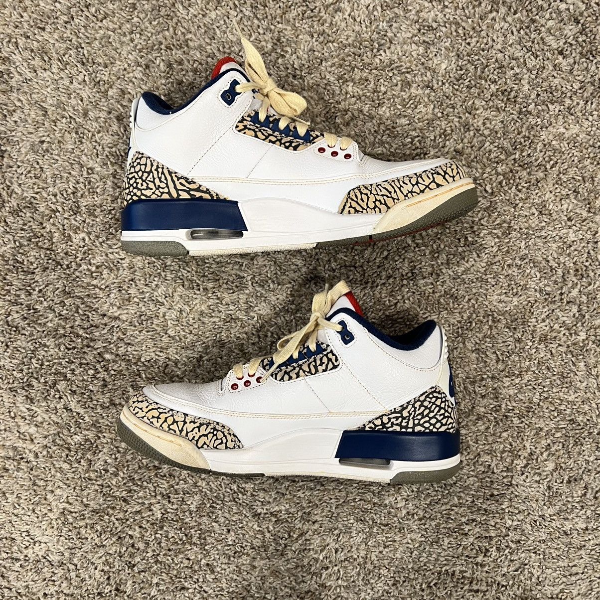 Jordan Brand 2016 Nike Air Jordan 3 True Blue Size US 8 / EU 41 - 3 Thumbnail