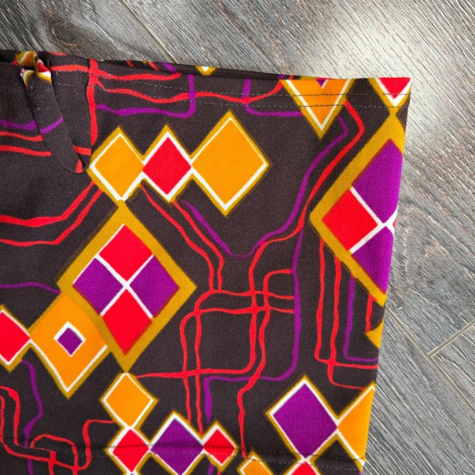 Other Vintage Men Swim Trunk Geometric Print Retro Style Medium Size US 32 / EU 48 - 3 Thumbnail