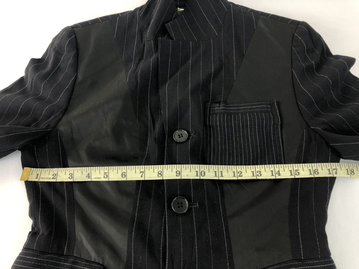 Issey Miyake × Japanese Brand Hype I.S Issey Miyake Blazer Coat Horizontal Striped Design Size M / US 6-8 / IT 42-44 - 9 Thumbnail