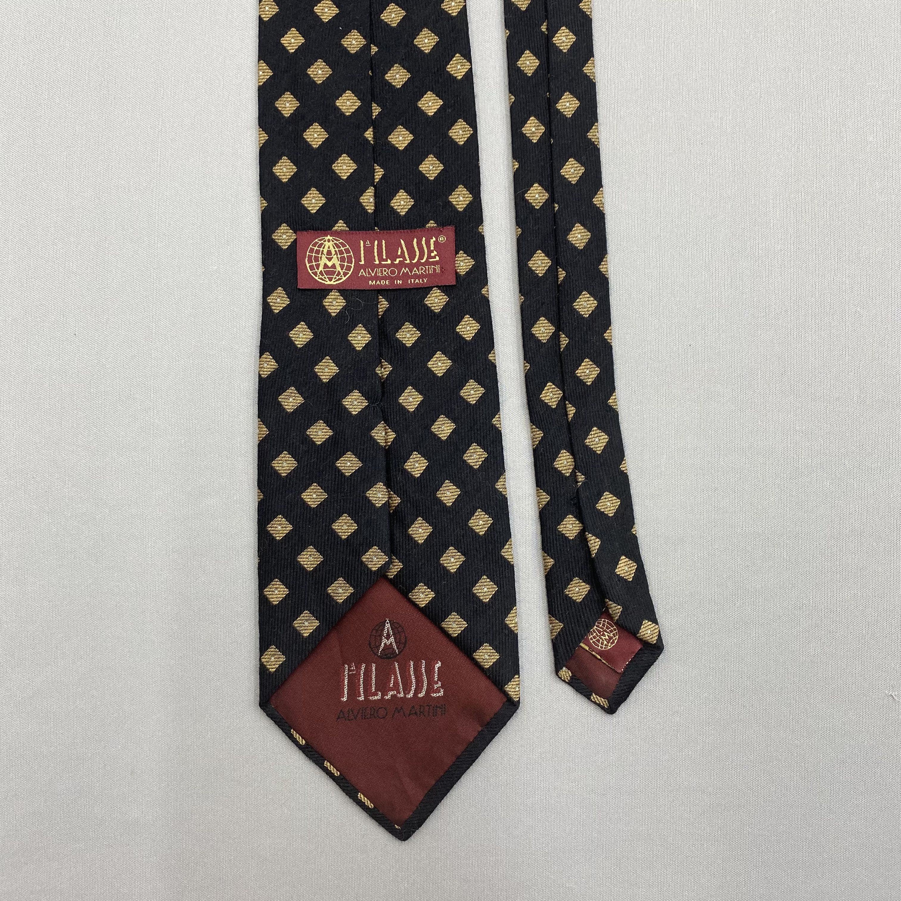 Alviero Martini Vintage Alviero Martini SILK Necktie Cravate Pure Silk Size ONE SIZE - 6 Thumbnail
