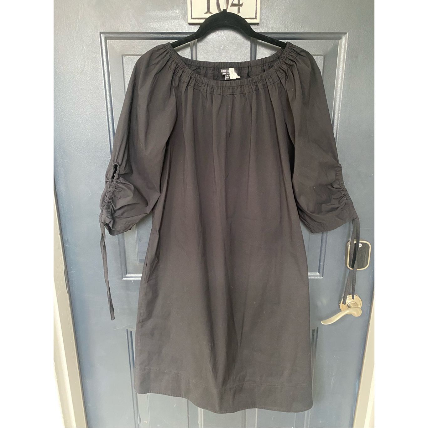 Lafayette 148 New York *Keene A-Line Black Dress, Women's Si