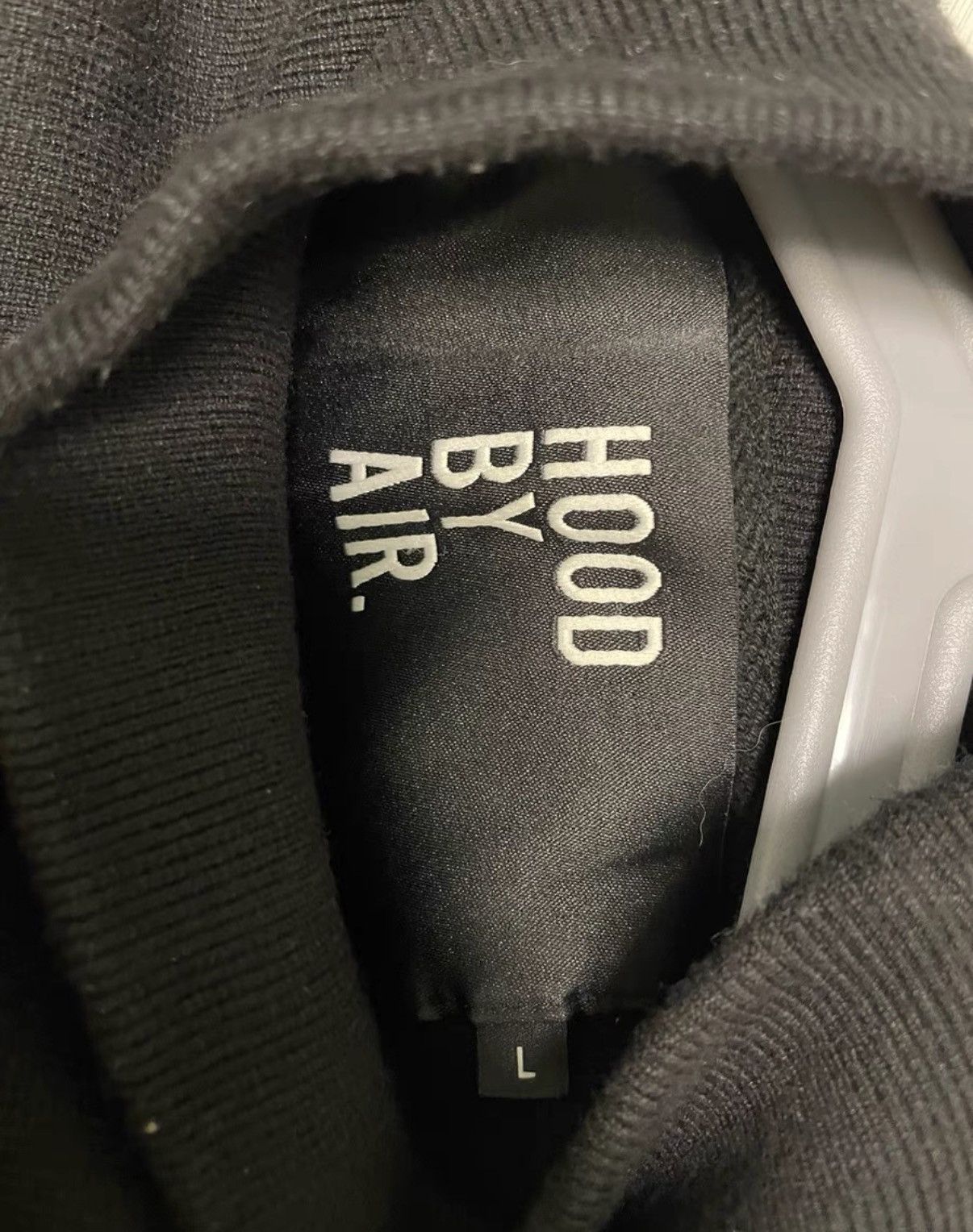 Hood By Air Hood by Air (HBA) SS17 Runway Font Print Long Sleeve Hoodie Size US L / EU 52-54 / 3 - 2 Thumbnail