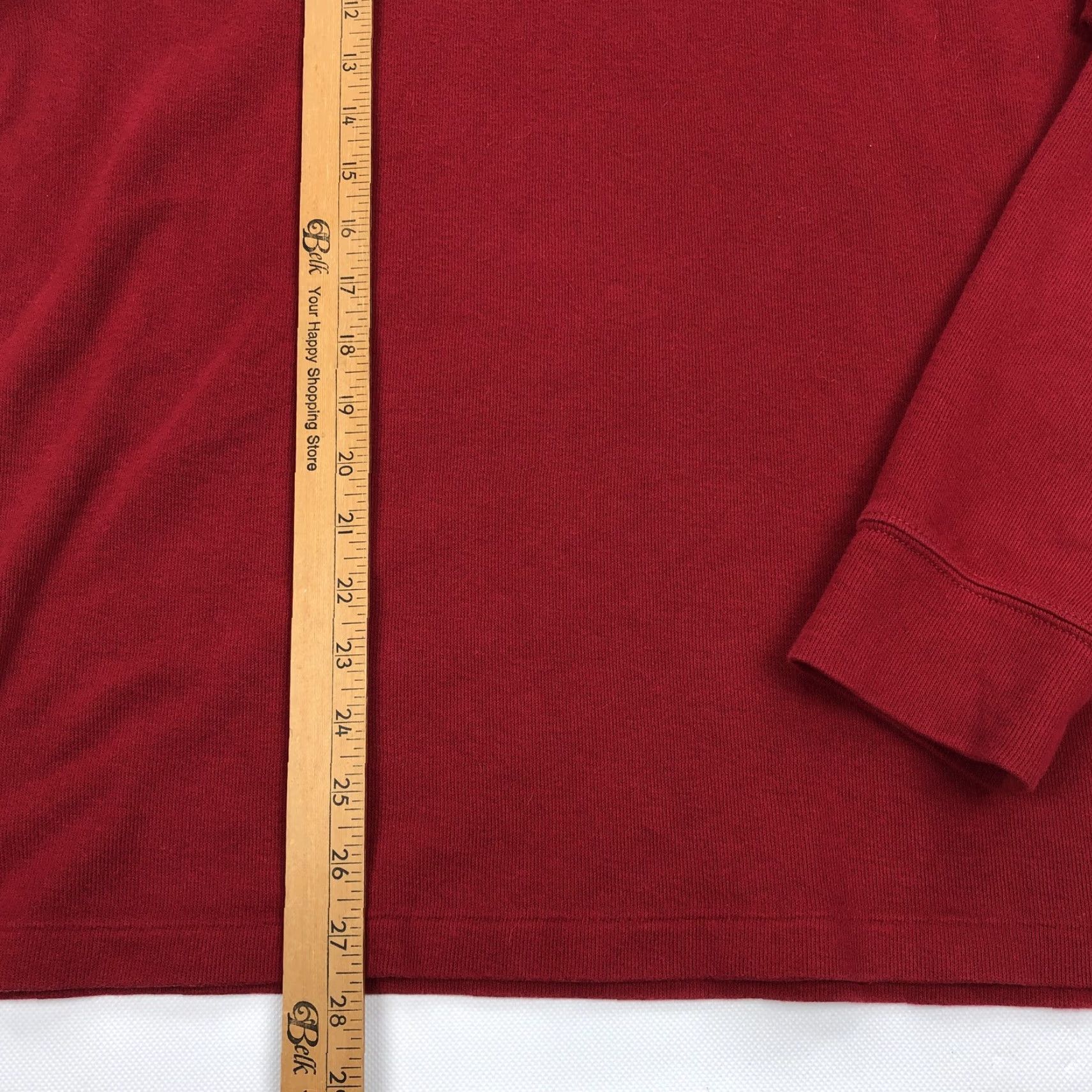 Polo Ralph Lauren Polo Ralph Lauren Men’s Red Estate Rib 1/4 Zip Pullover Sweater L Size US L / EU 52-54 / 3 - 5 Thumbnail