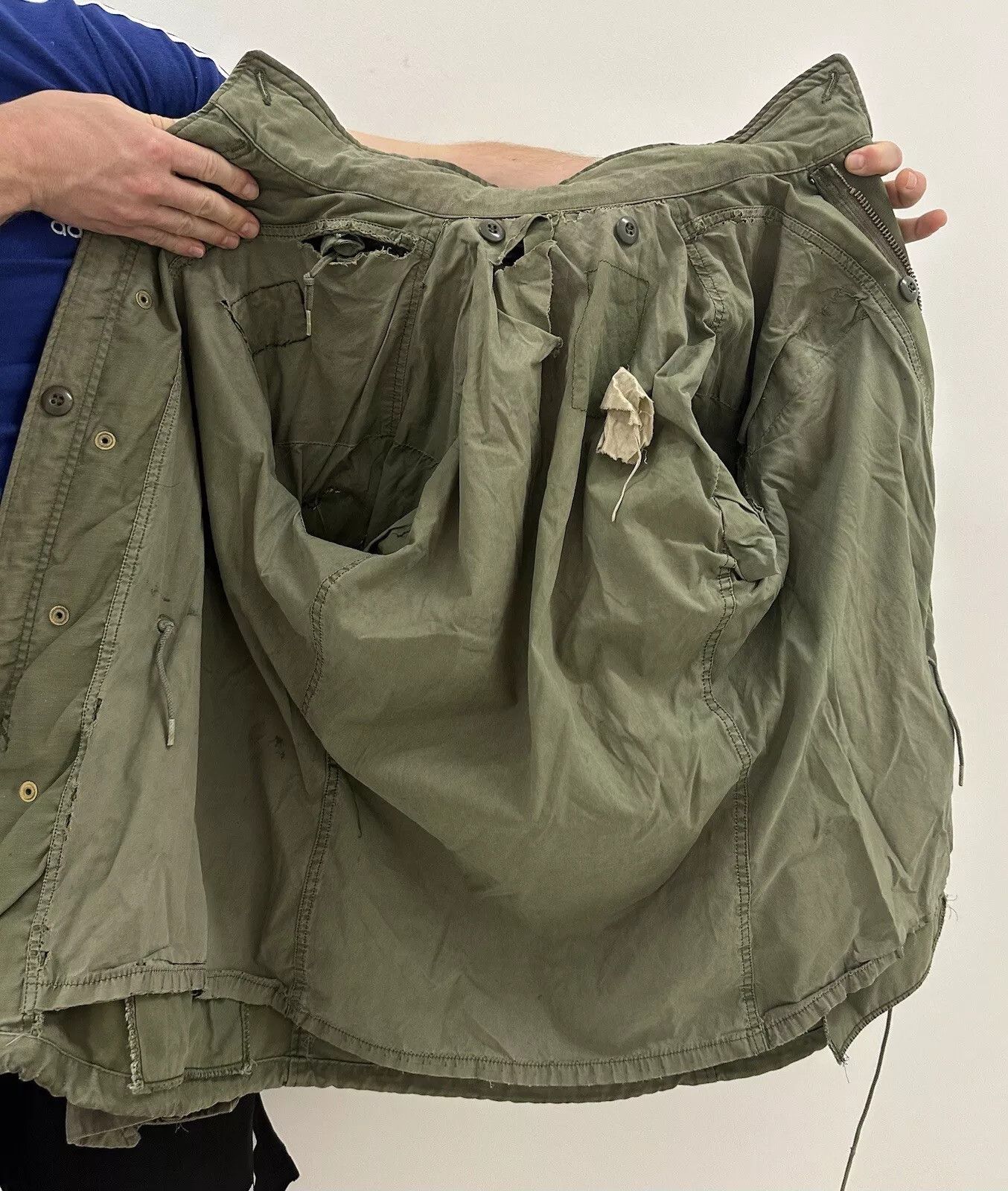 Vintage Vintage 1970s US Air Force Jacket M65 Scovill Zip Army Size US S / EU 44-46 / 1 - 15 Thumbnail
