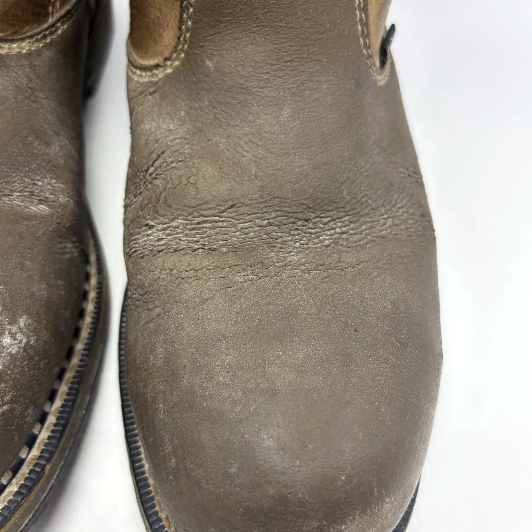 Vintage Irish Setter Boots Mens 11 Brown Leather Pull On Safety Toe 83952 Read Size US 11 / EU 44 - 6 Thumbnail