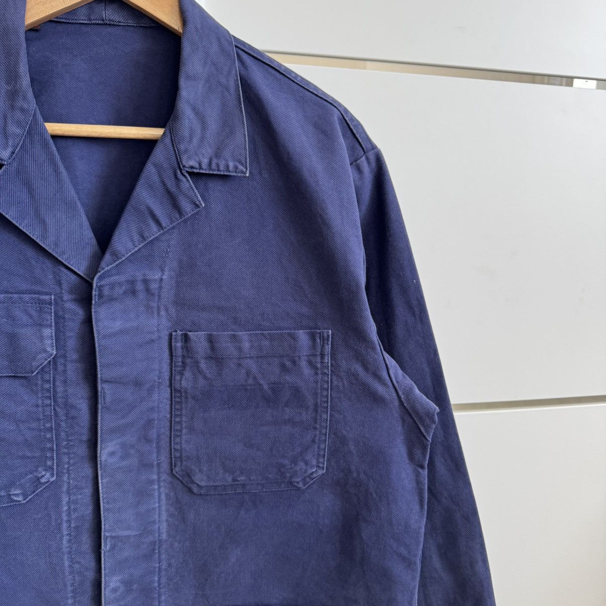 Le Laboureur Sun faded vintage french works distressed jacket Size US M / EU 48-50 / 2 - 5 Thumbnail