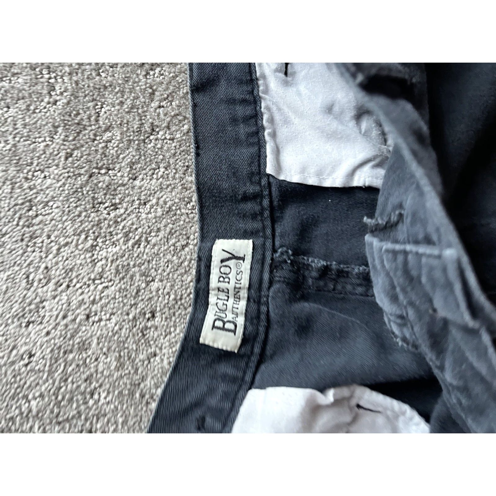 Bugle Boy Bugle Boy Shorts Mens 38 Navy Chino Flat Front Comfort Waist Inseam 7 Size US 38 / EU 54 - 3 Thumbnail