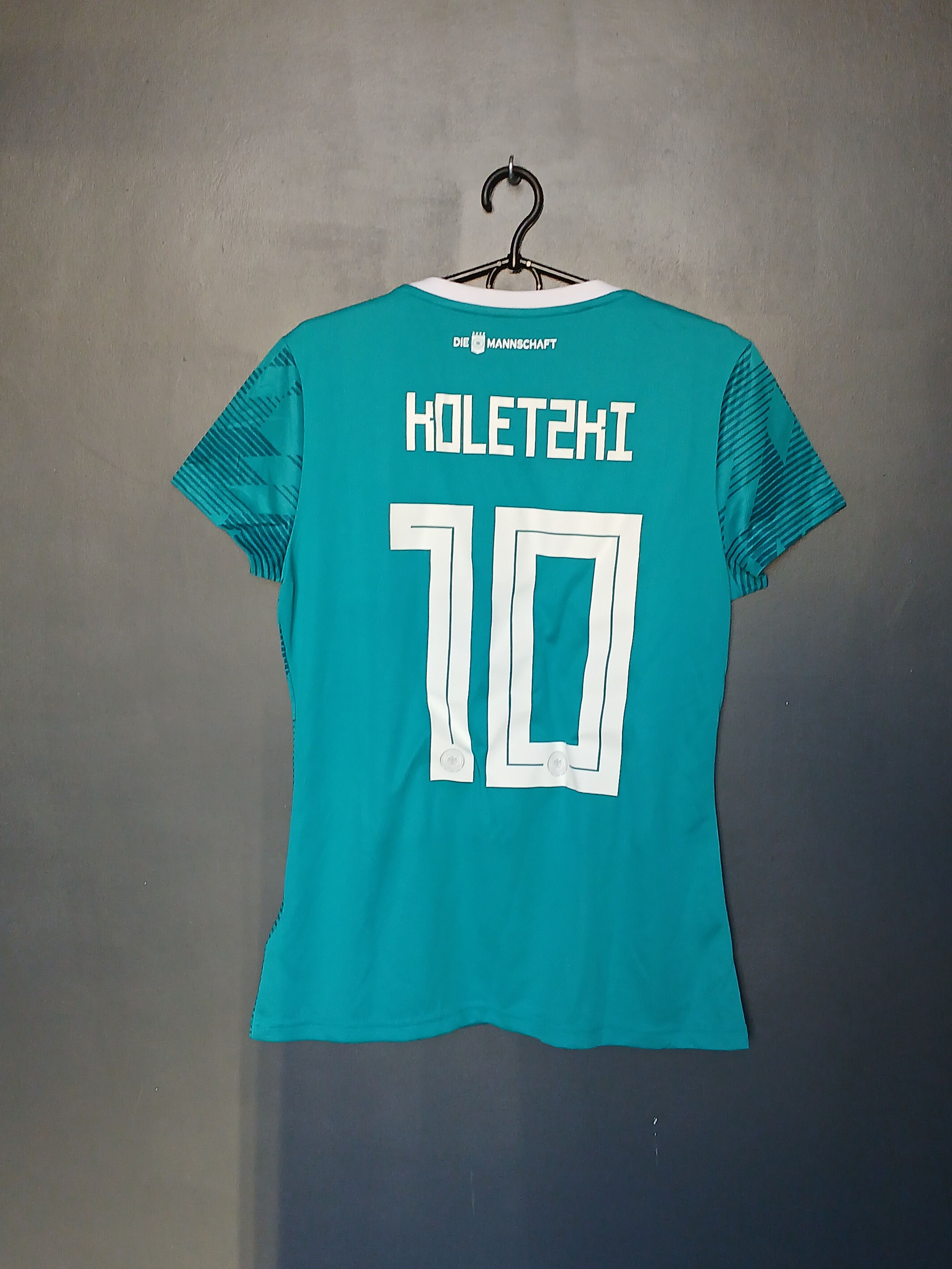 Adidas Germany National Team 18/19 Away Football Jersey T-Shirt Size L / US 10 / IT 46 - 2 Thumbnail