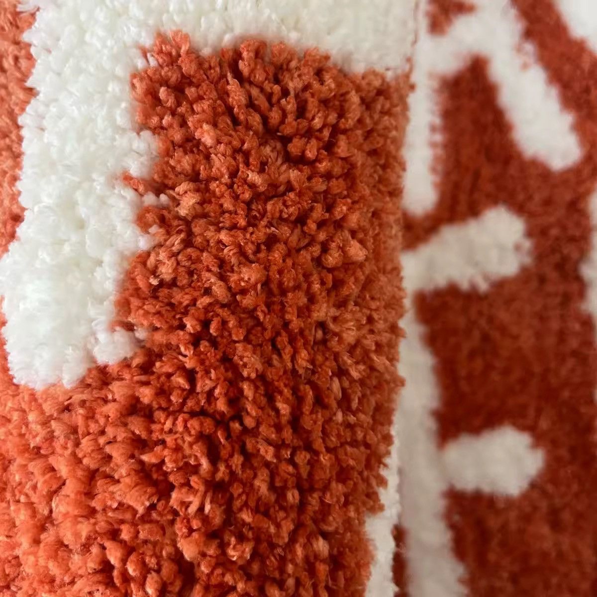 Other Handmade Custom Peach Cute Tufted Living Room Carpet Rug Size ONE SIZE - 6 Thumbnail