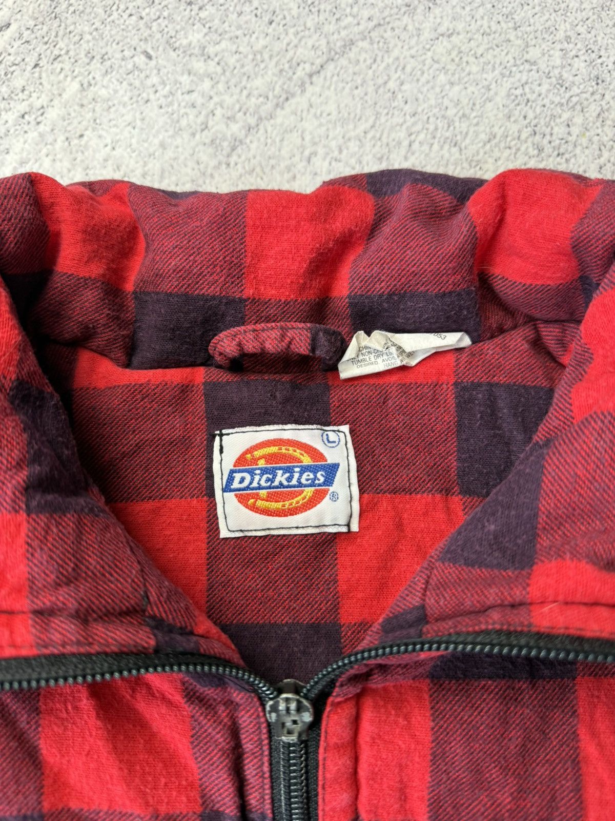 Other Vintage Dickies Plaid Vest RARE size L Size US L / EU 52-54 / 3 - 11 Thumbnail