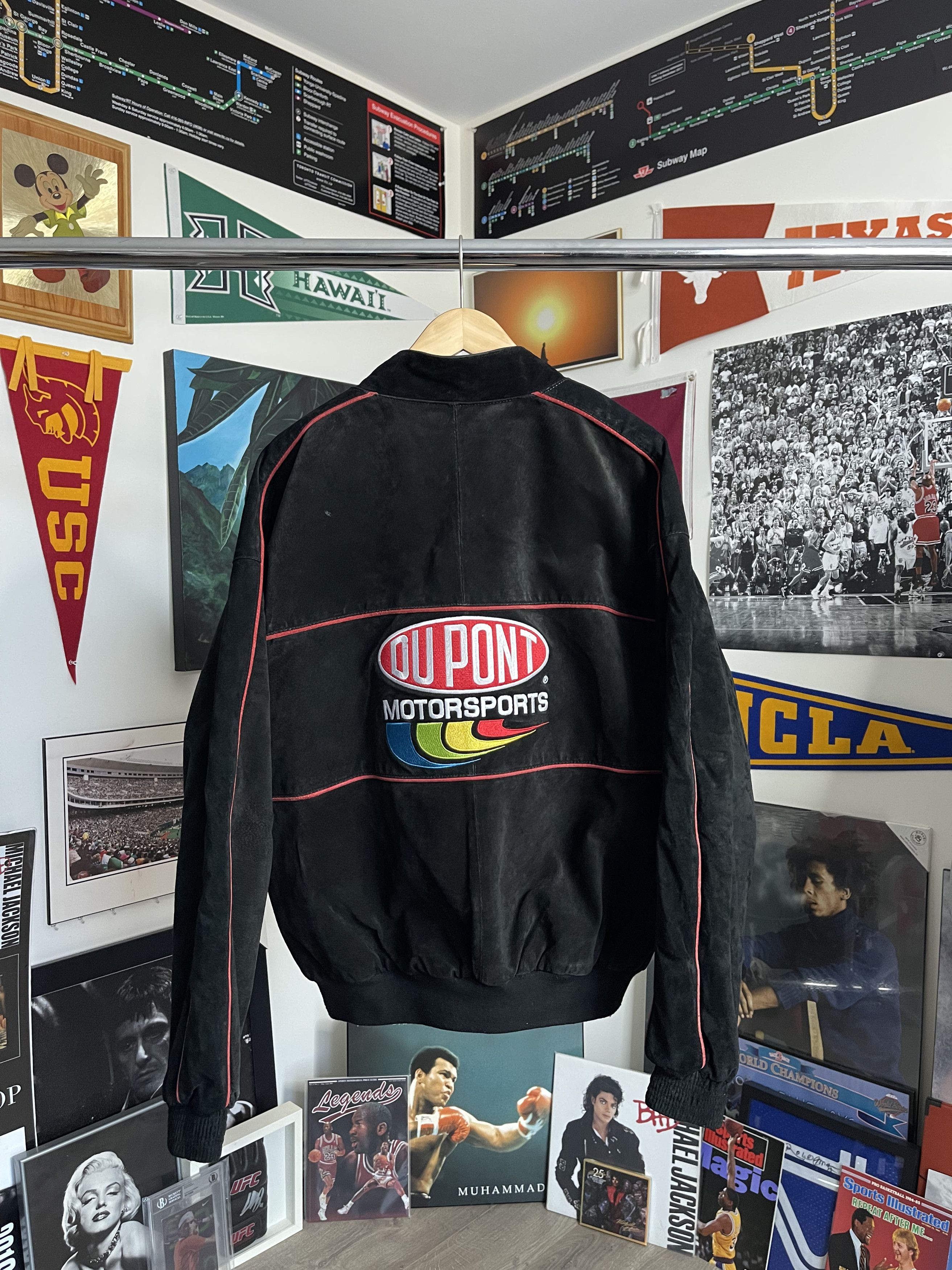 Chase Authentics × DuPont × Vintage Chase Authentics JEFF GORDON #24 Suede Jacket Size US L / EU 52-54 / 3 - 7 Thumbnail