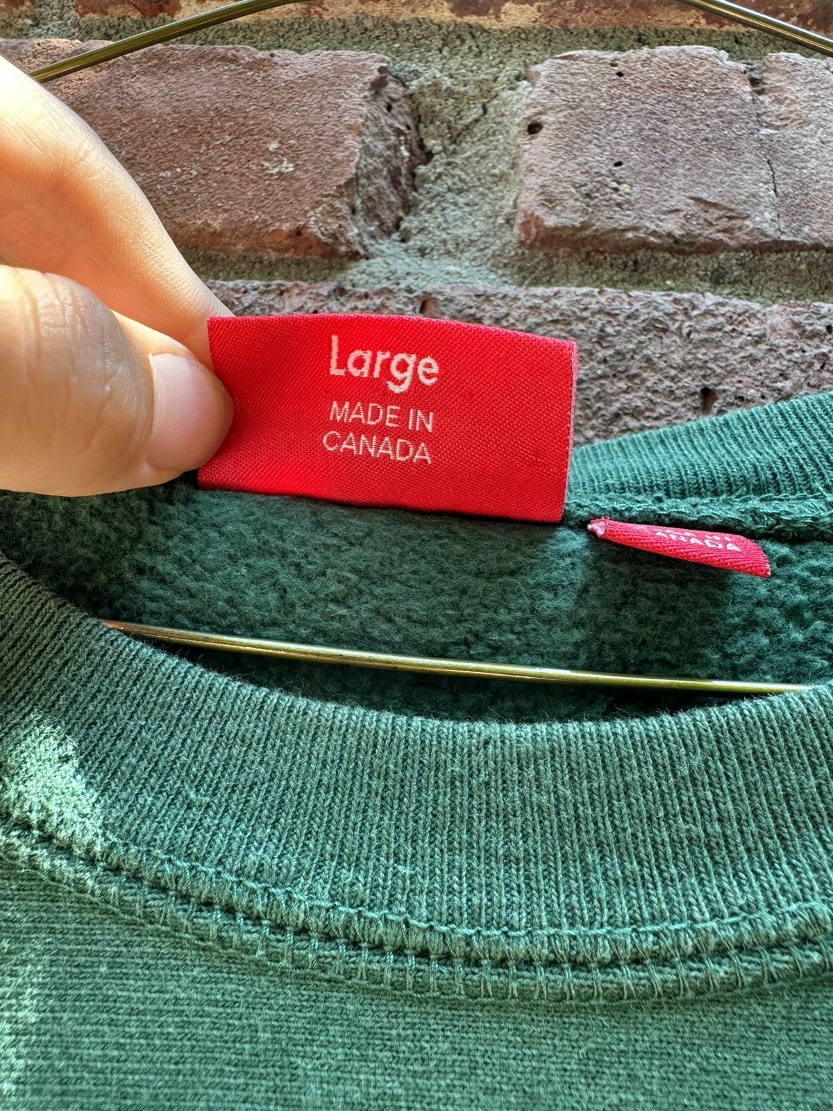 Supreme Forest Green Box Logo Crewneck FINAL PRICE DROP!! Size US L / EU 52-54 / 3 - 7 Thumbnail