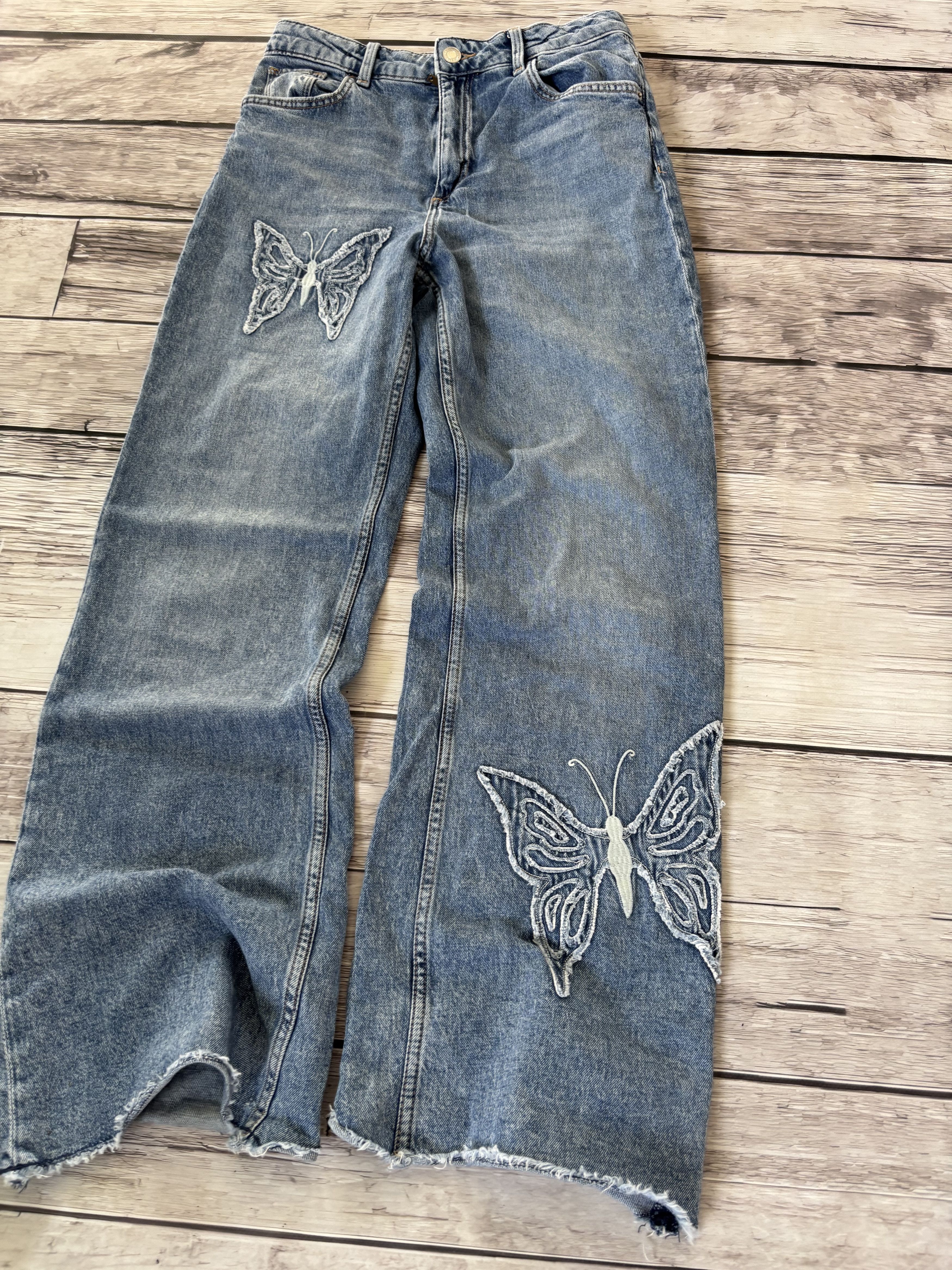 If Six Was Nine × Japanese Brand × Vintage Vintage Rick Owens Junya Watanabe Style Flared Jeans Size US 30 / EU 46 - 2 Thumbnail