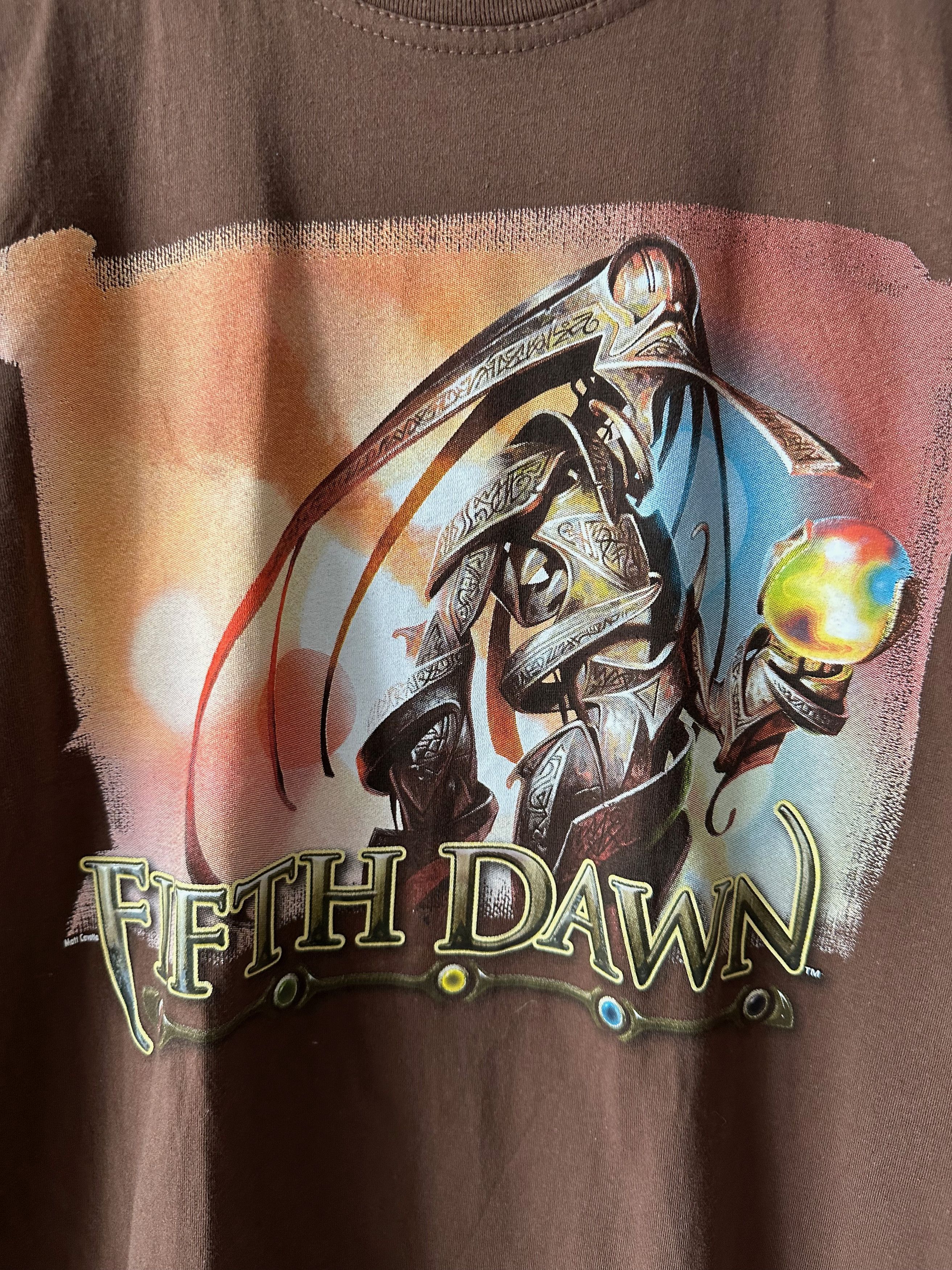 The Game Fifth Dawn Discover Columbus Vintage brown t shirt Size US L / EU 52-54 / 3 - 3 Thumbnail