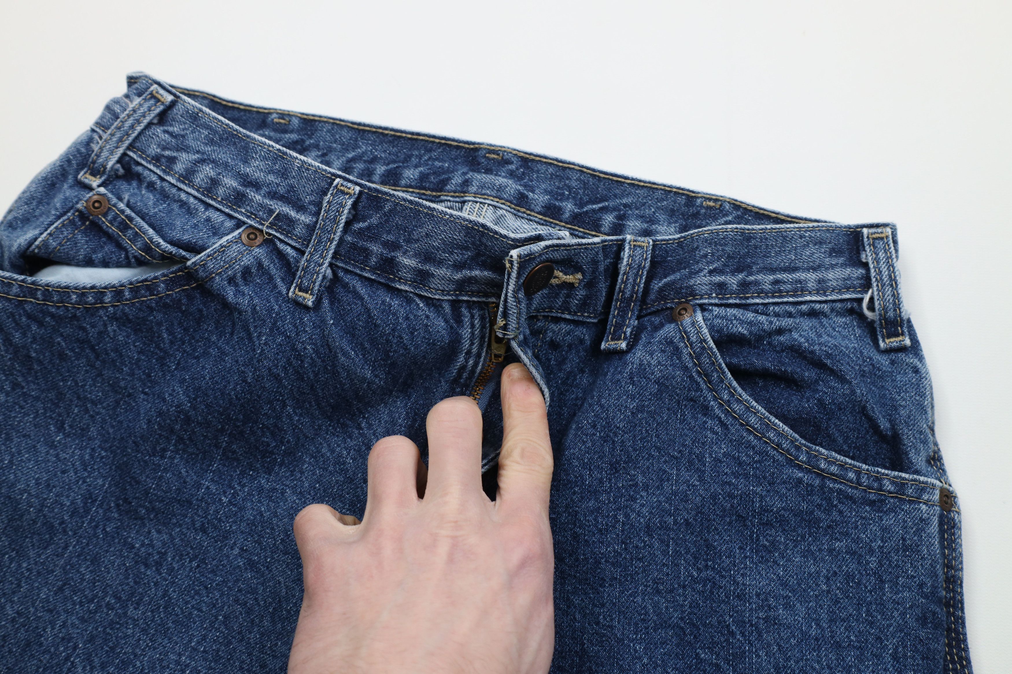 Dickies Vintage Y2K Dickies Relaxed Dungaree Denim Jeans Blue Cotton Size US 30 / EU 46 - 7 Thumbnail