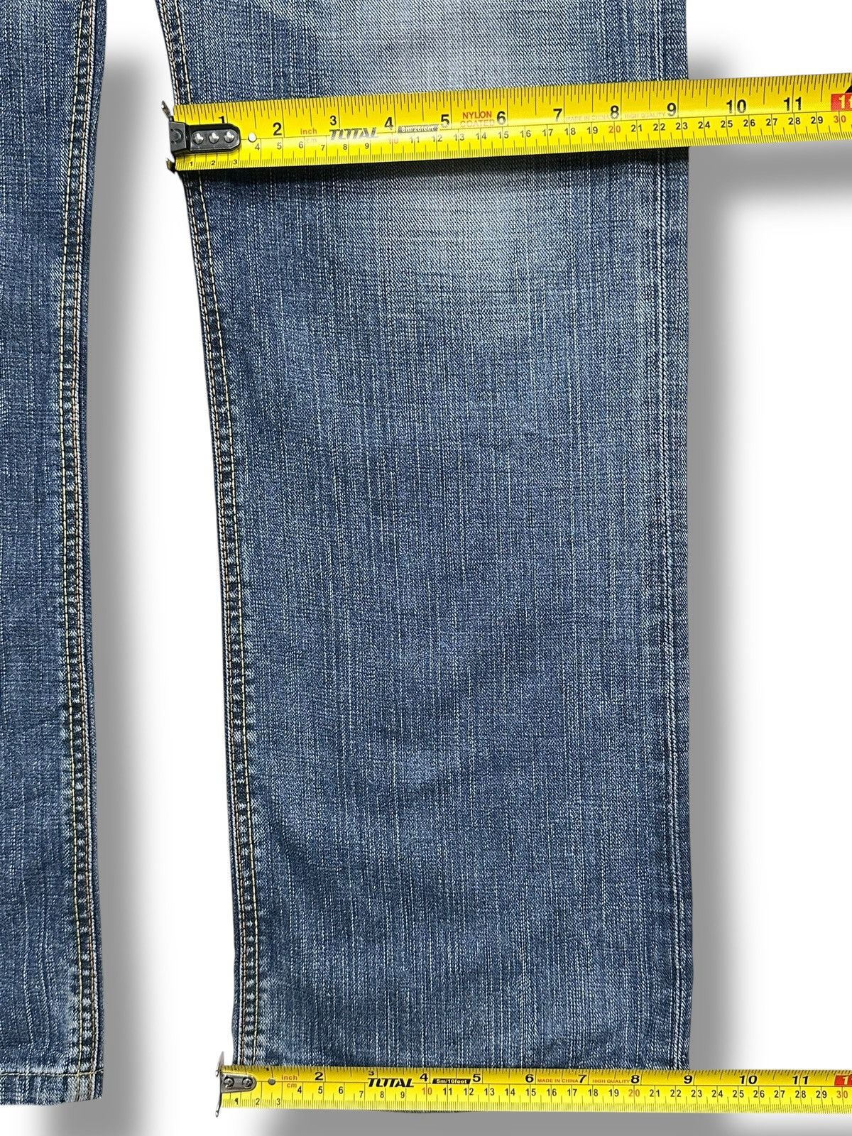 Edwin Edwin EDGE of BLUE JEANS Japan Straight Leg with Faded Wash Size US 35 - 20 Thumbnail