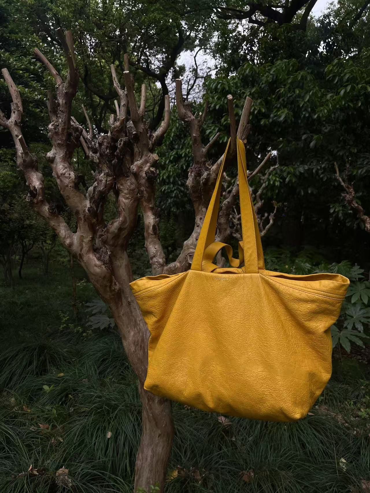 Balenciaga 17Ss Ikea Yellow Tote Bag, Men's