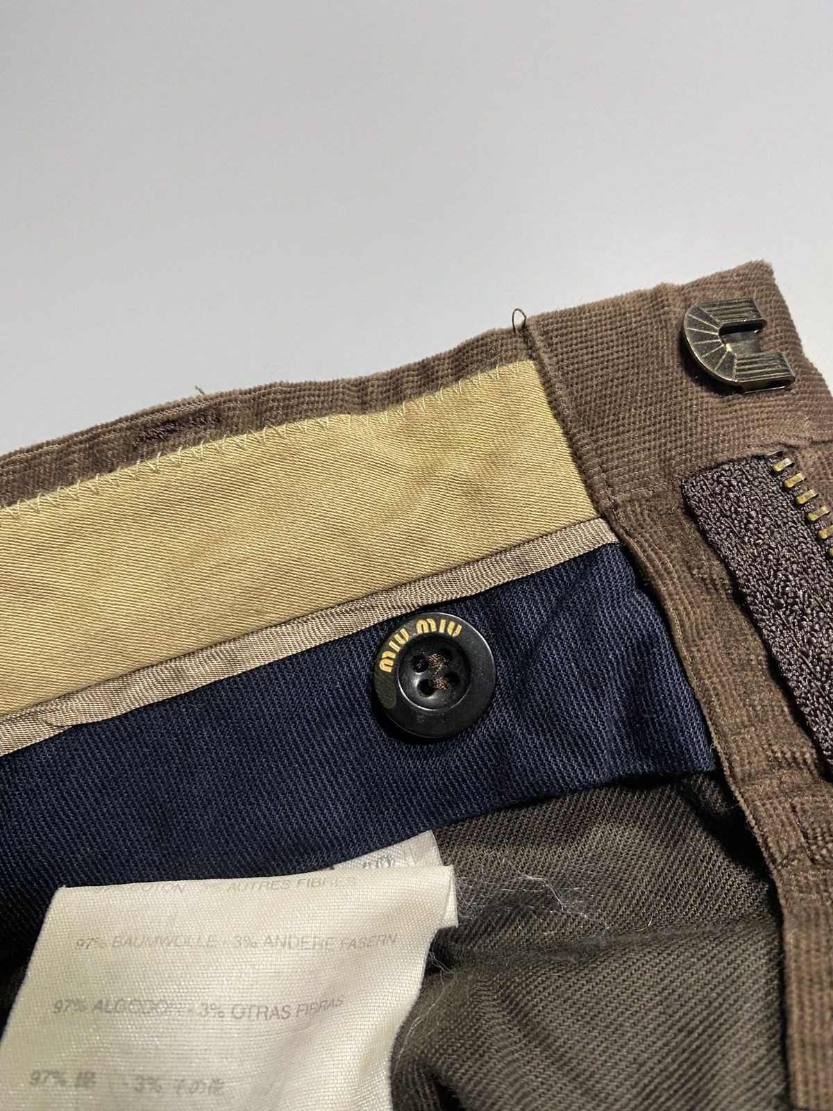 Miu Miu Miu Miu Corduroy Pants Size US 30 / EU 46 - 13 Thumbnail